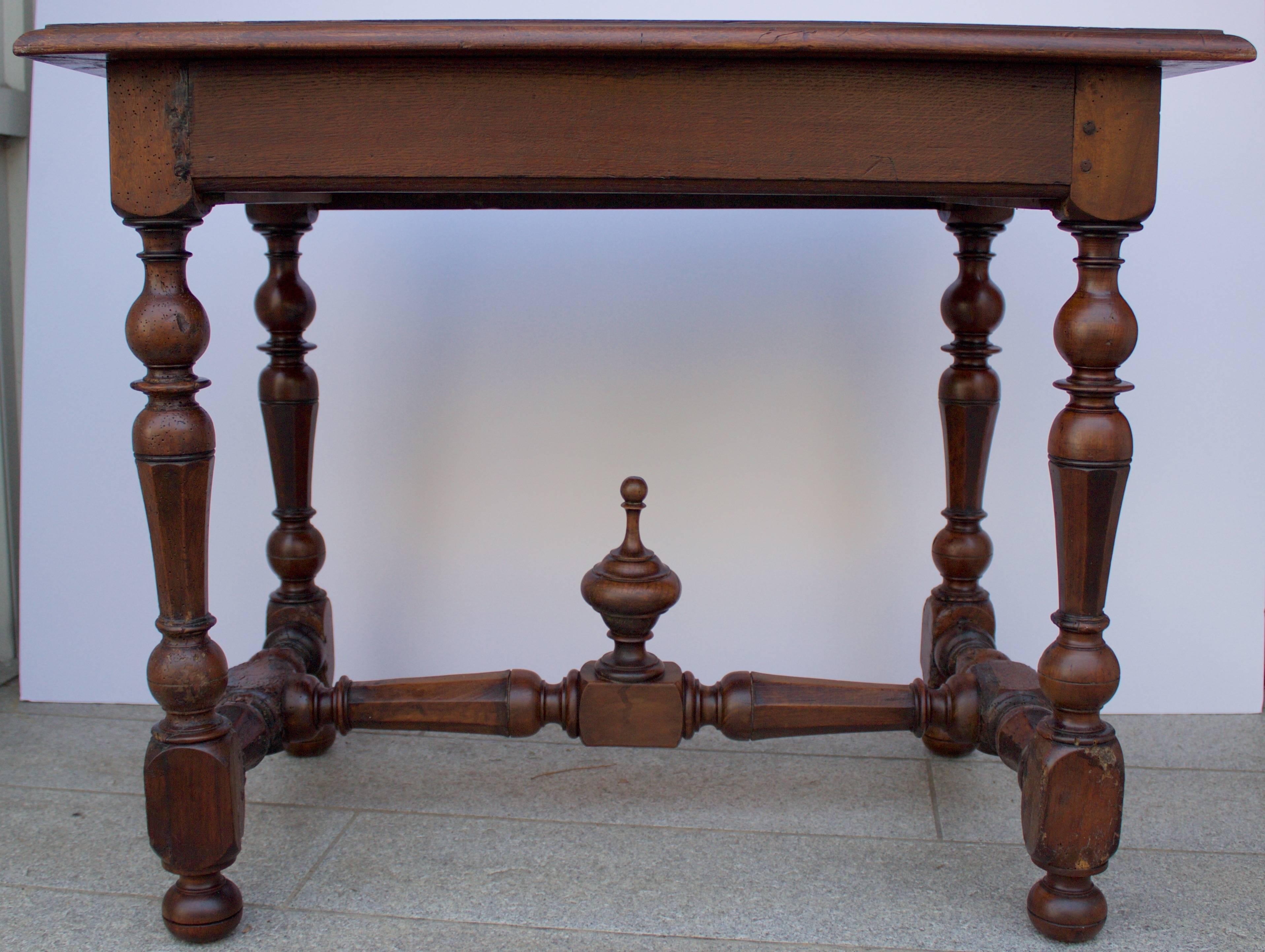 Hand-Carved 18th Century Louis XIV Style Writing Table