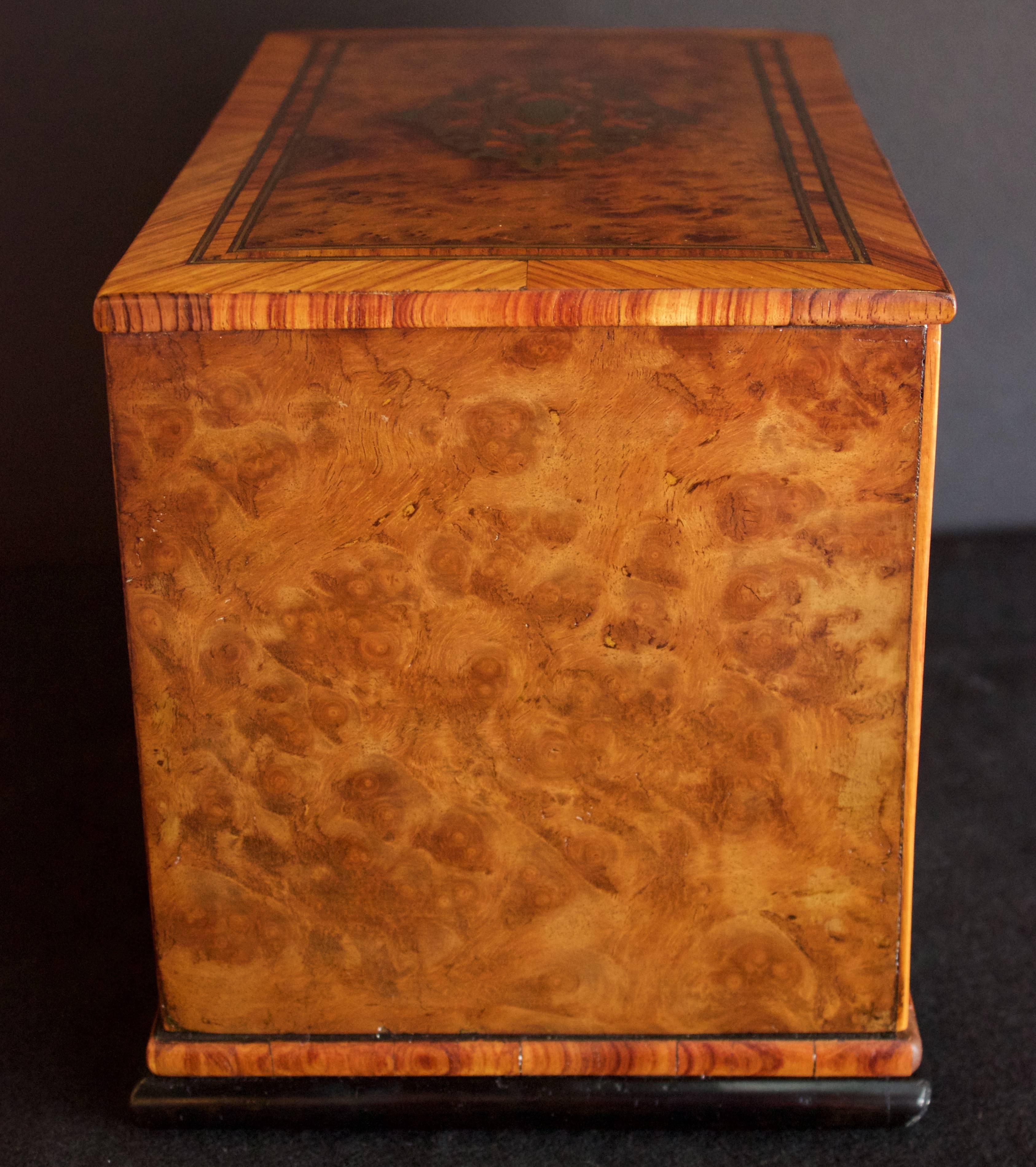 Mid-19th Century French Decorative Cigar Box 4