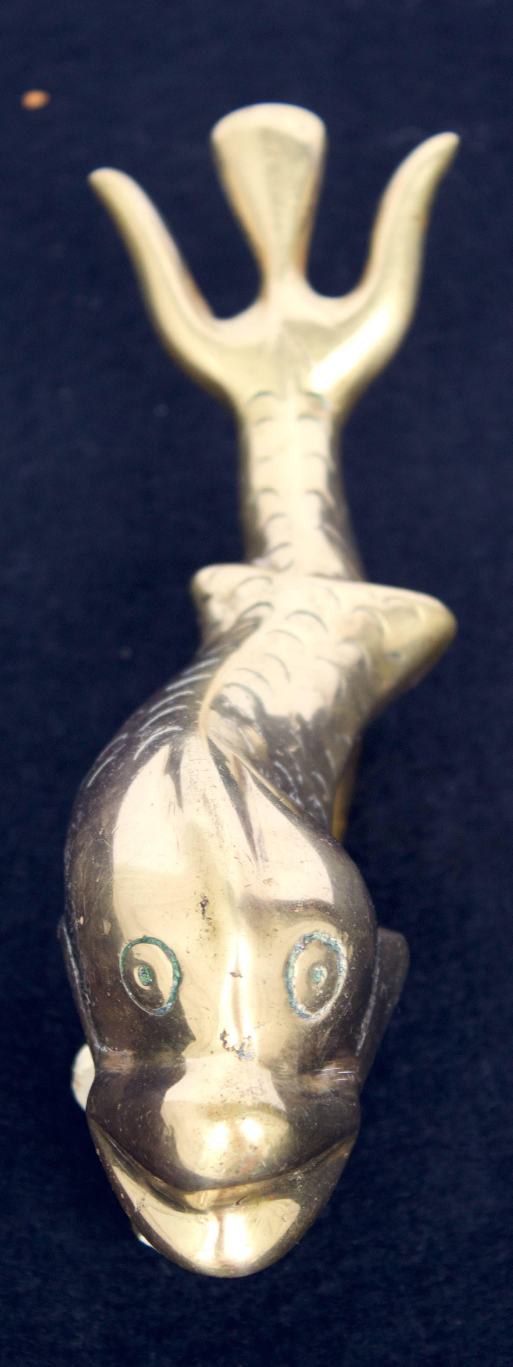brass dolphin door knocker