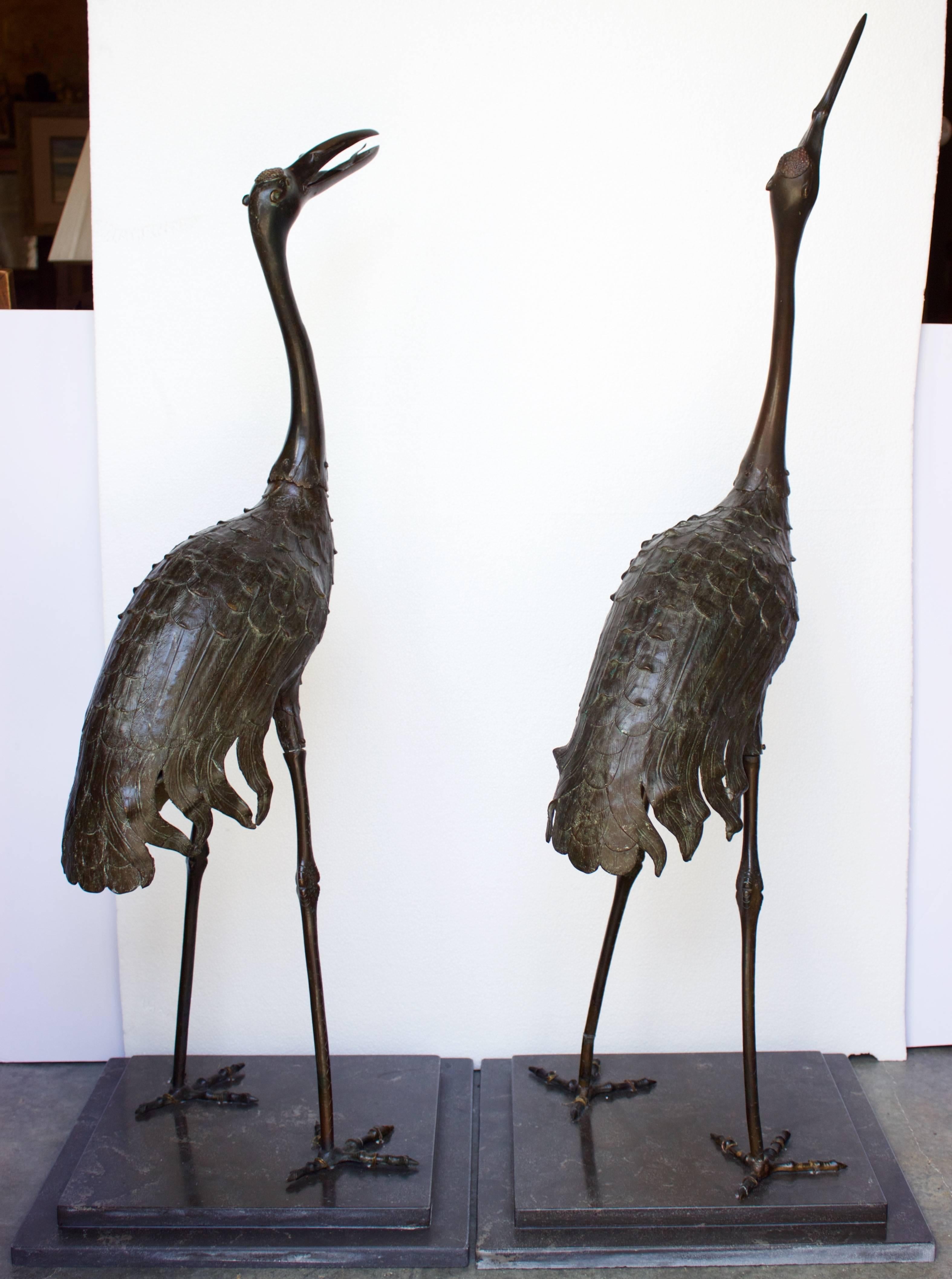 bronze cranes for sale