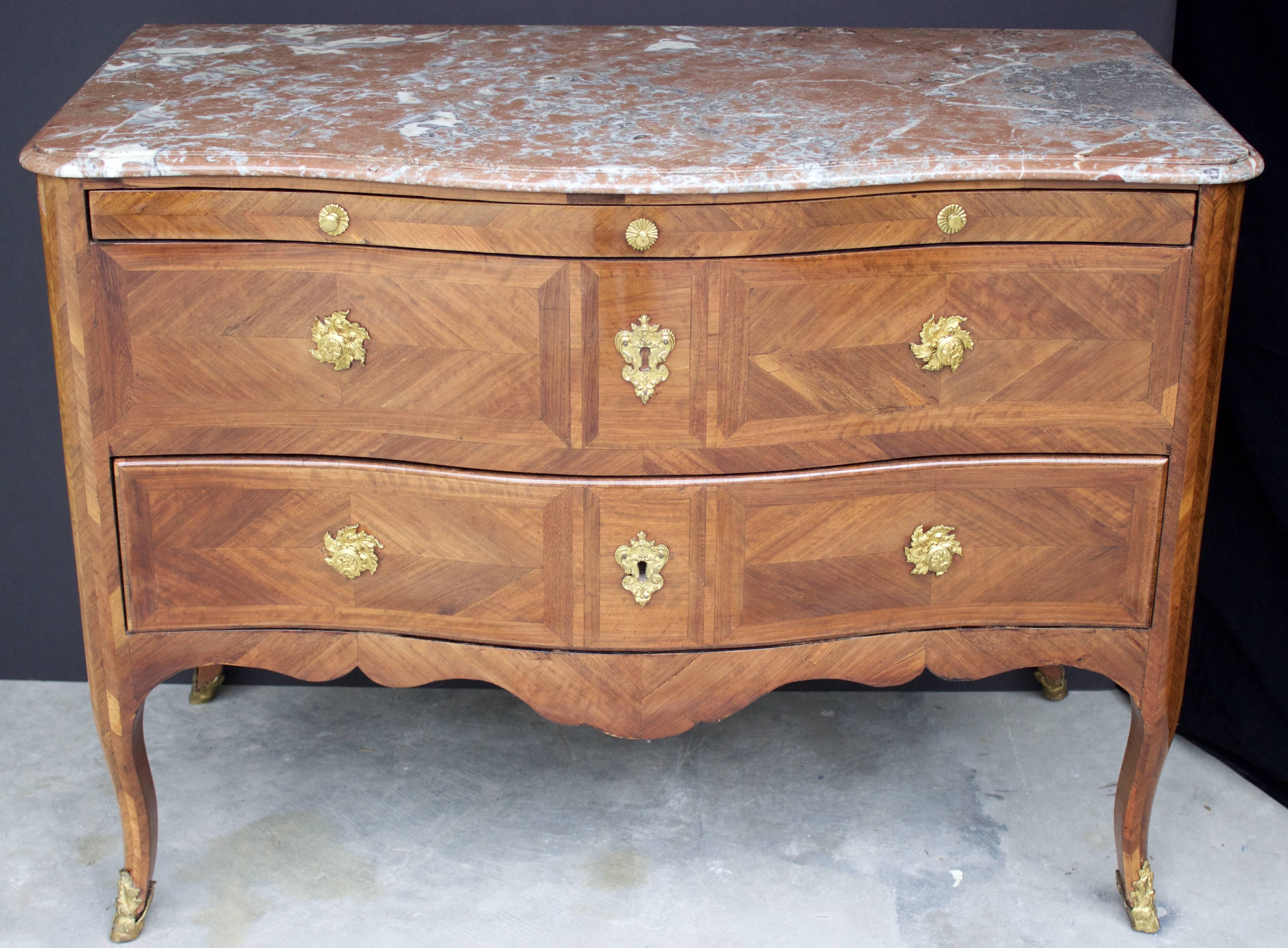 Louis XV Exceptional 18th C.  French Commode For Sale