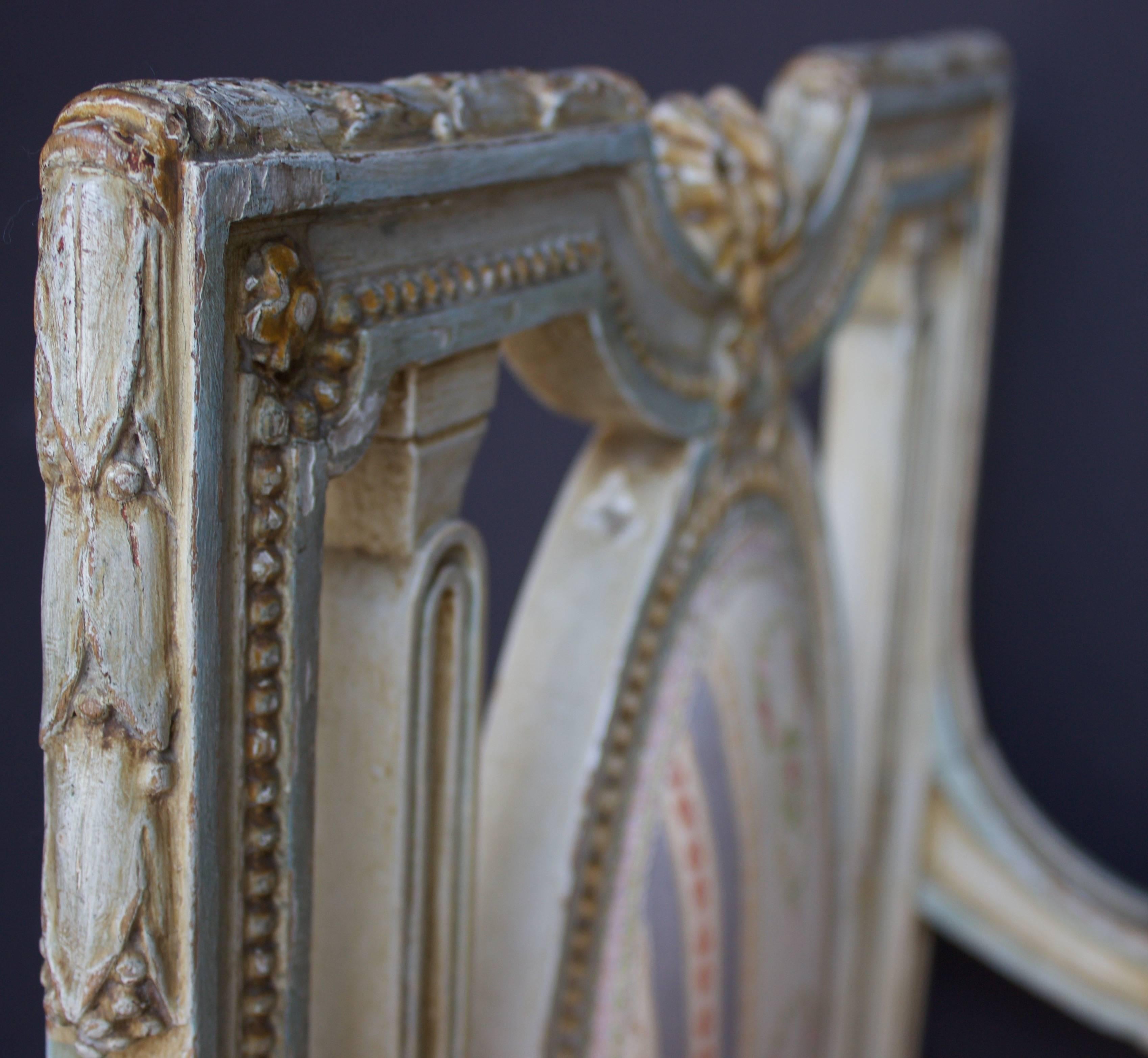 Pair of French Louis XVI Period Armchairs For Sale 4