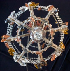 Venetian "Cinese" Crystal Lantern Chandelier