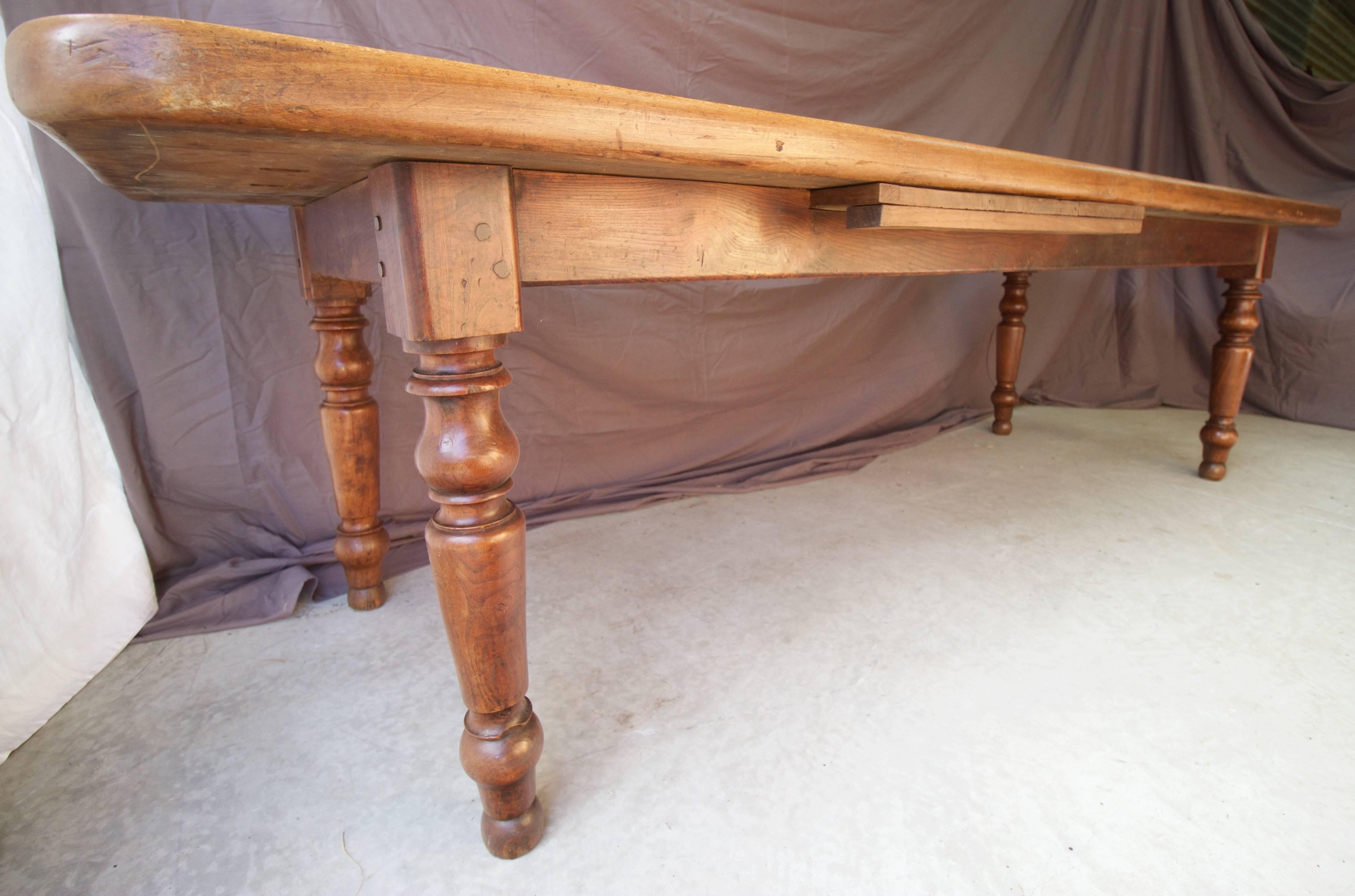 Louis Philippe Early 19th Century Large French Farm Table from Normandie For Sale
