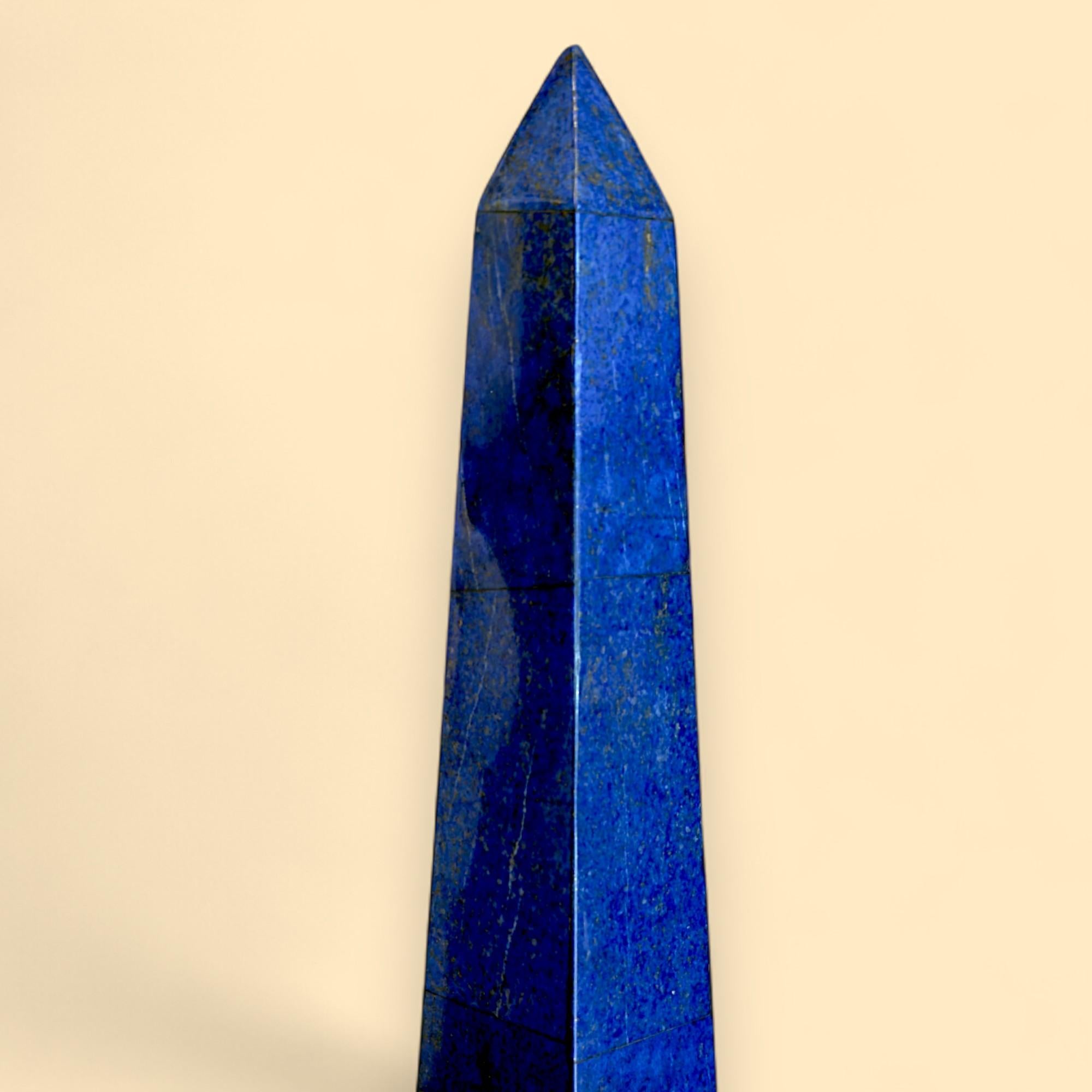 Paire d'obélisques en lapis-lazuli, Afghanistan, XIXe siècle en vente 4