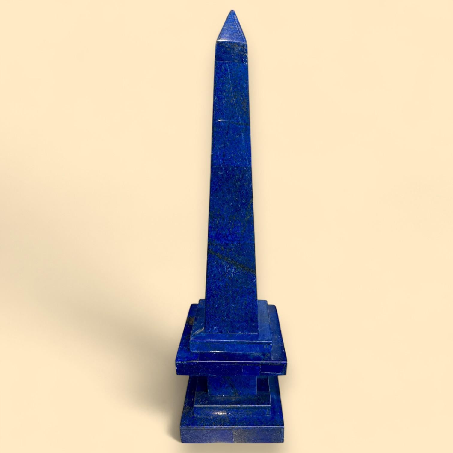 Paire d'obélisques en lapis-lazuli, Afghanistan, XIXe siècle en vente 5