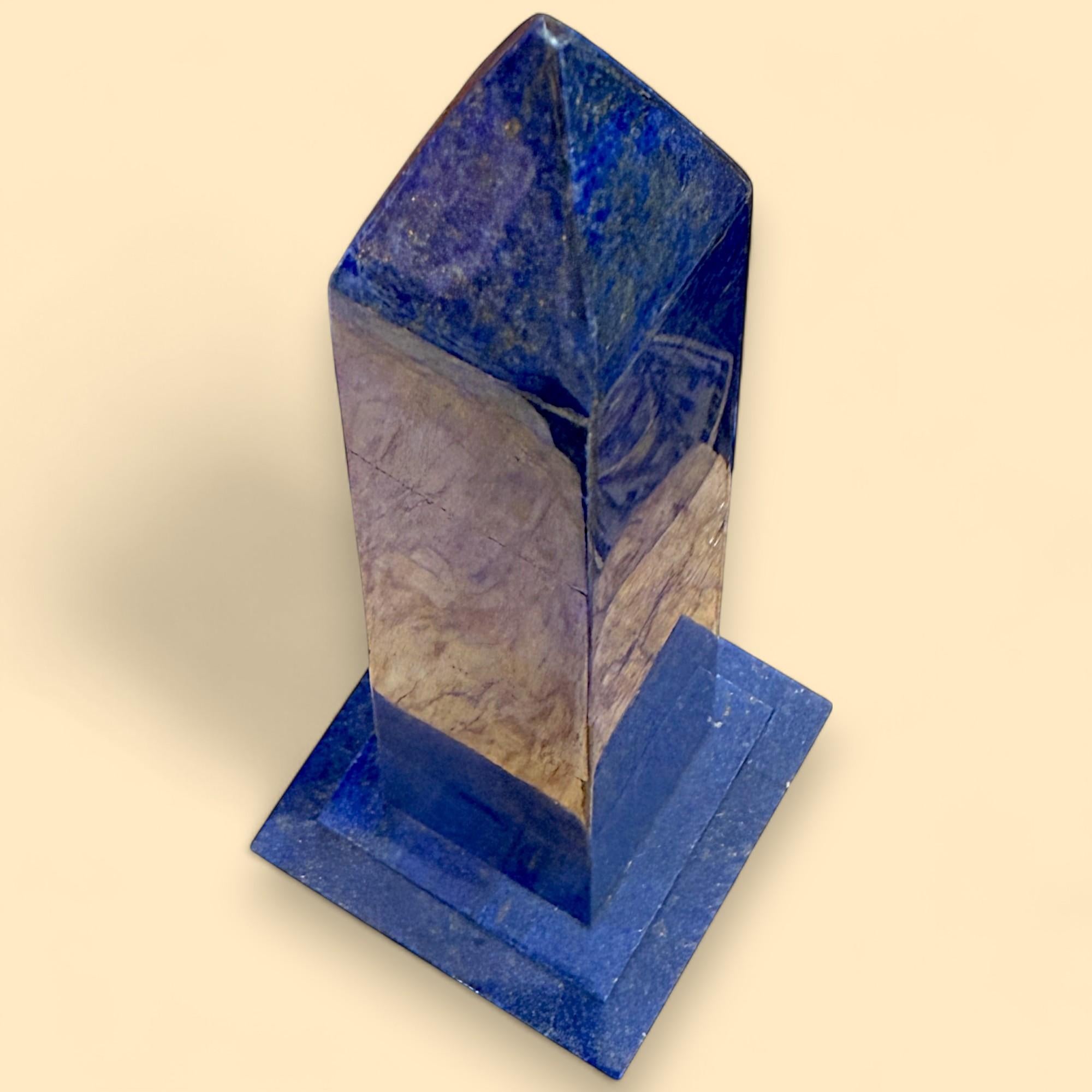 Paire d'obélisques en lapis-lazuli, Afghanistan, XIXe siècle en vente 6
