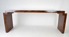 Tessellated Wood Console Table