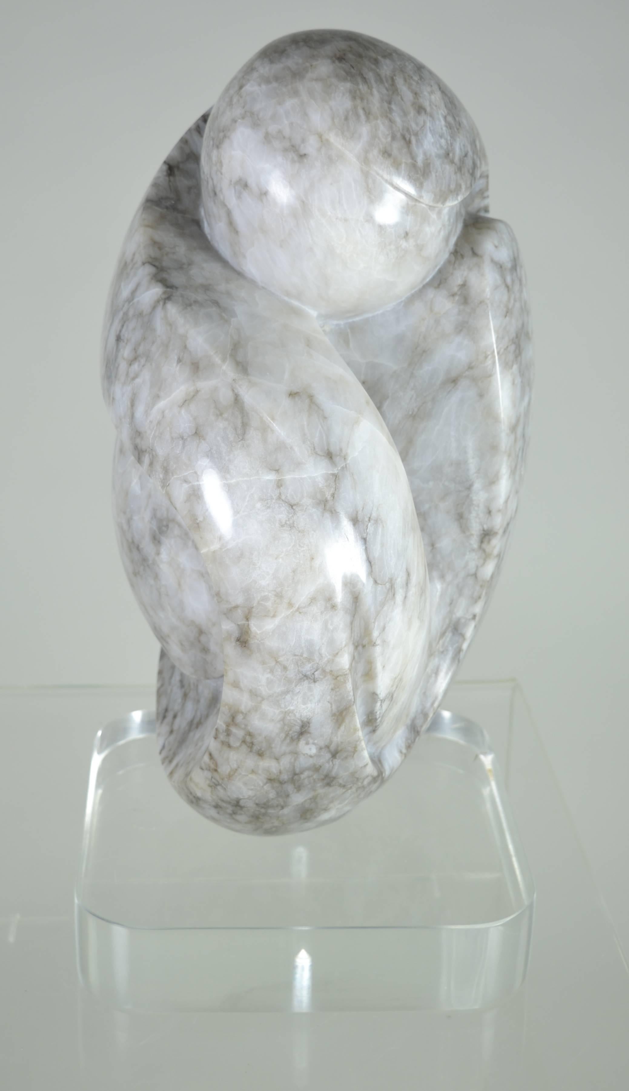 Modern Abstract Marble Sculpture by Laura Rand Haleman, 1979