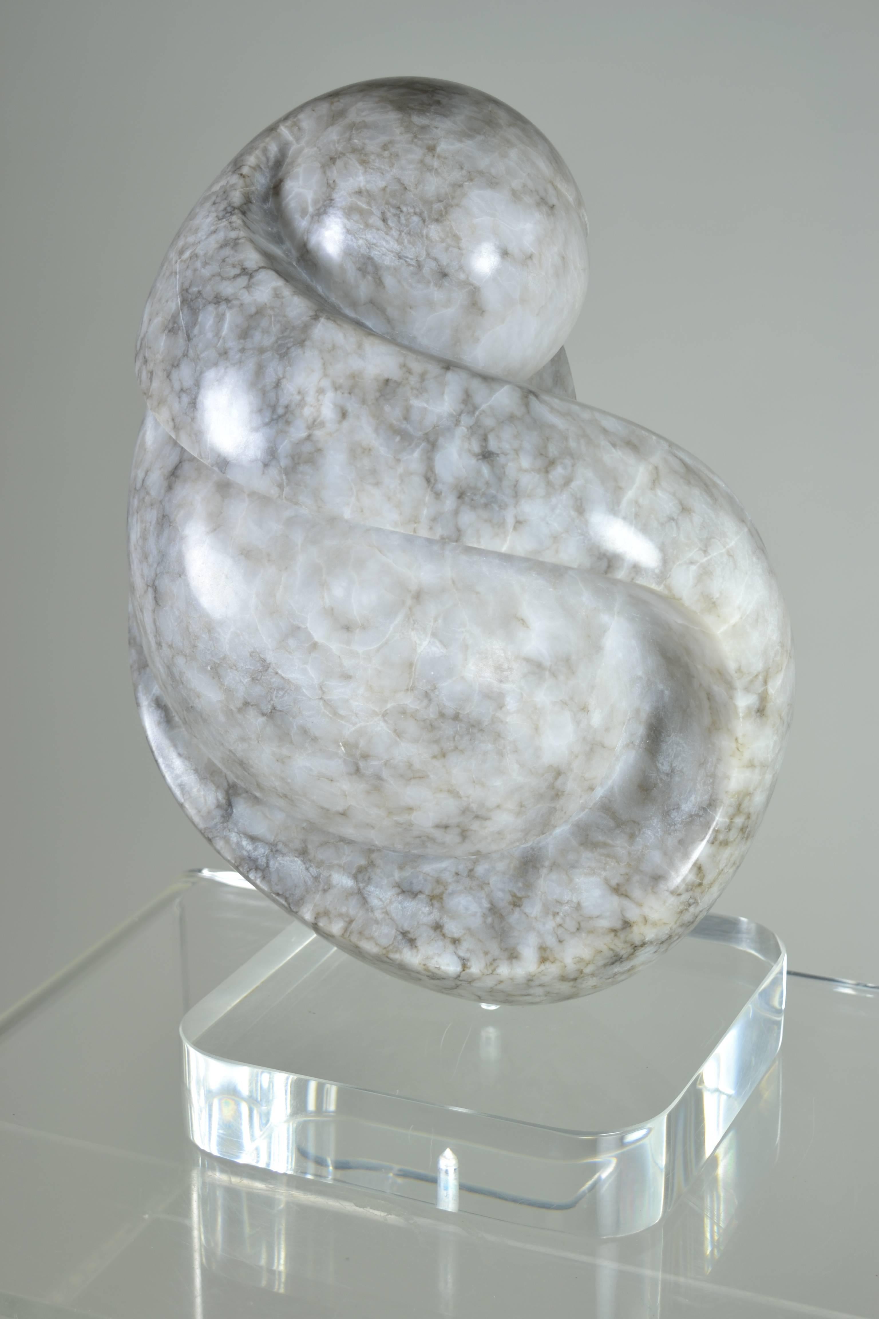 Abstract Marble Sculpture by Laura Rand Haleman, 1979 1