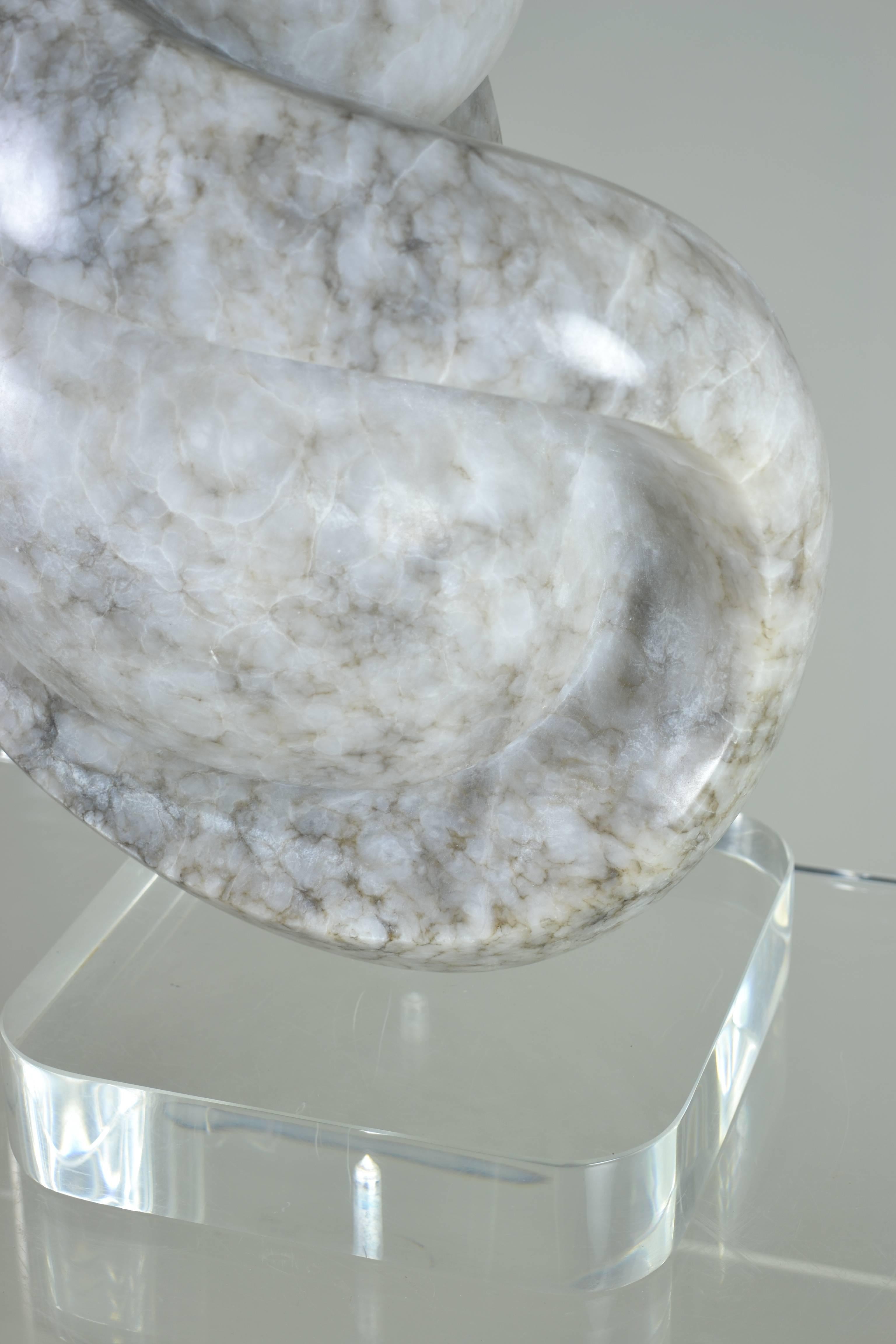 Abstract Marble Sculpture by Laura Rand Haleman, 1979 2