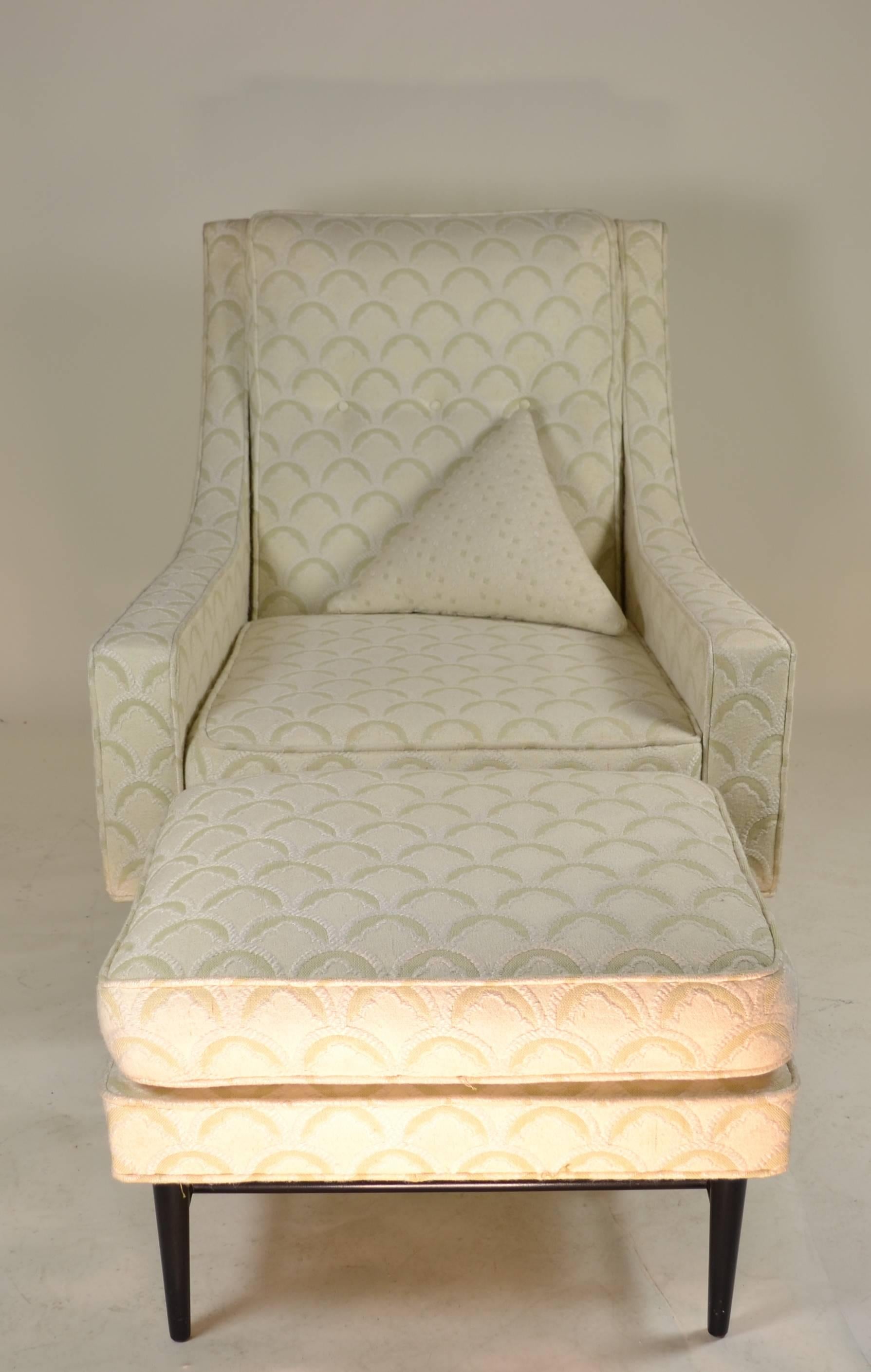Paul McCobb Lounge Chair and Ottoman 2