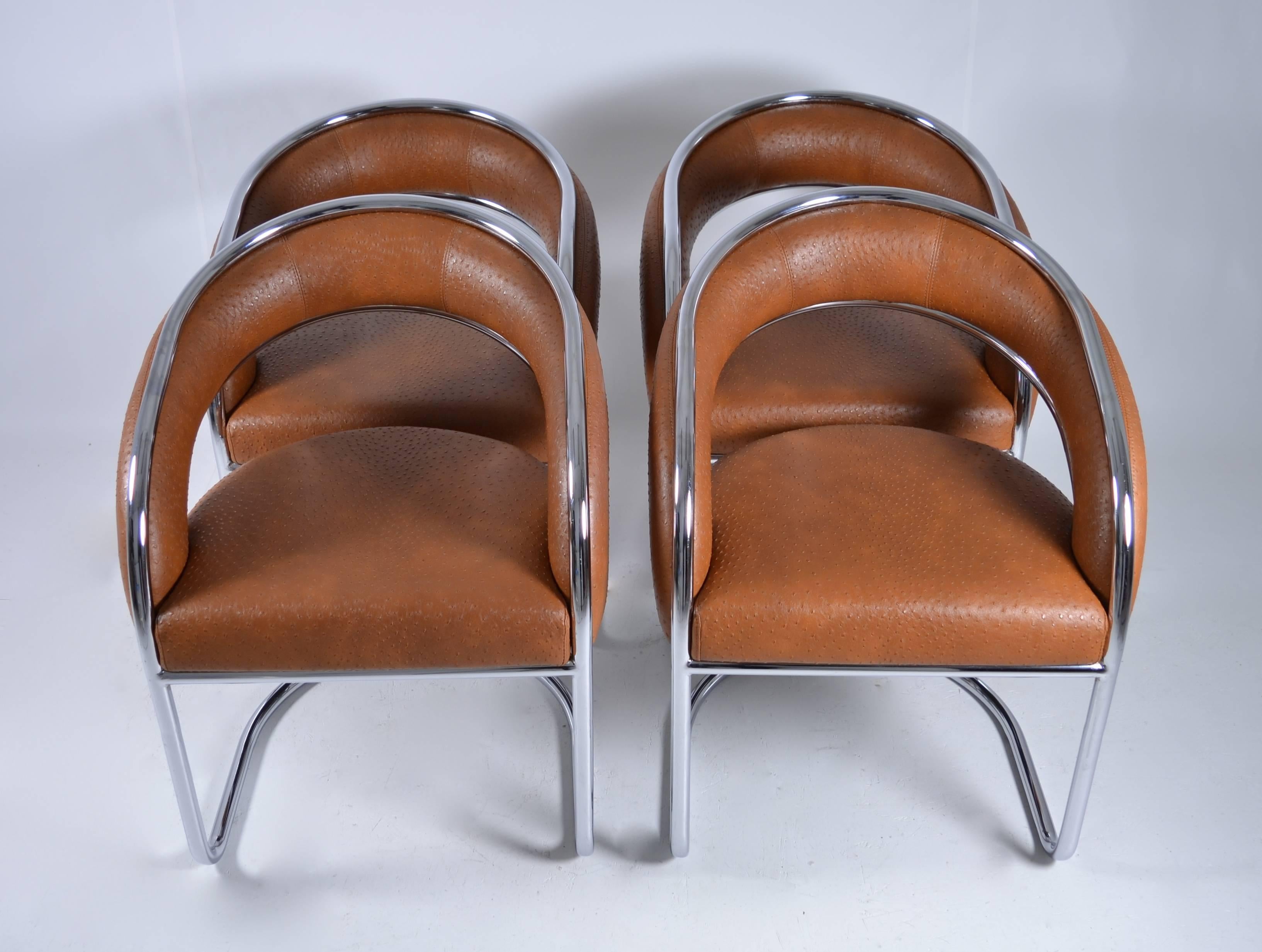 Set of Four Thonet Dining Chairs, circa 1970s 2
