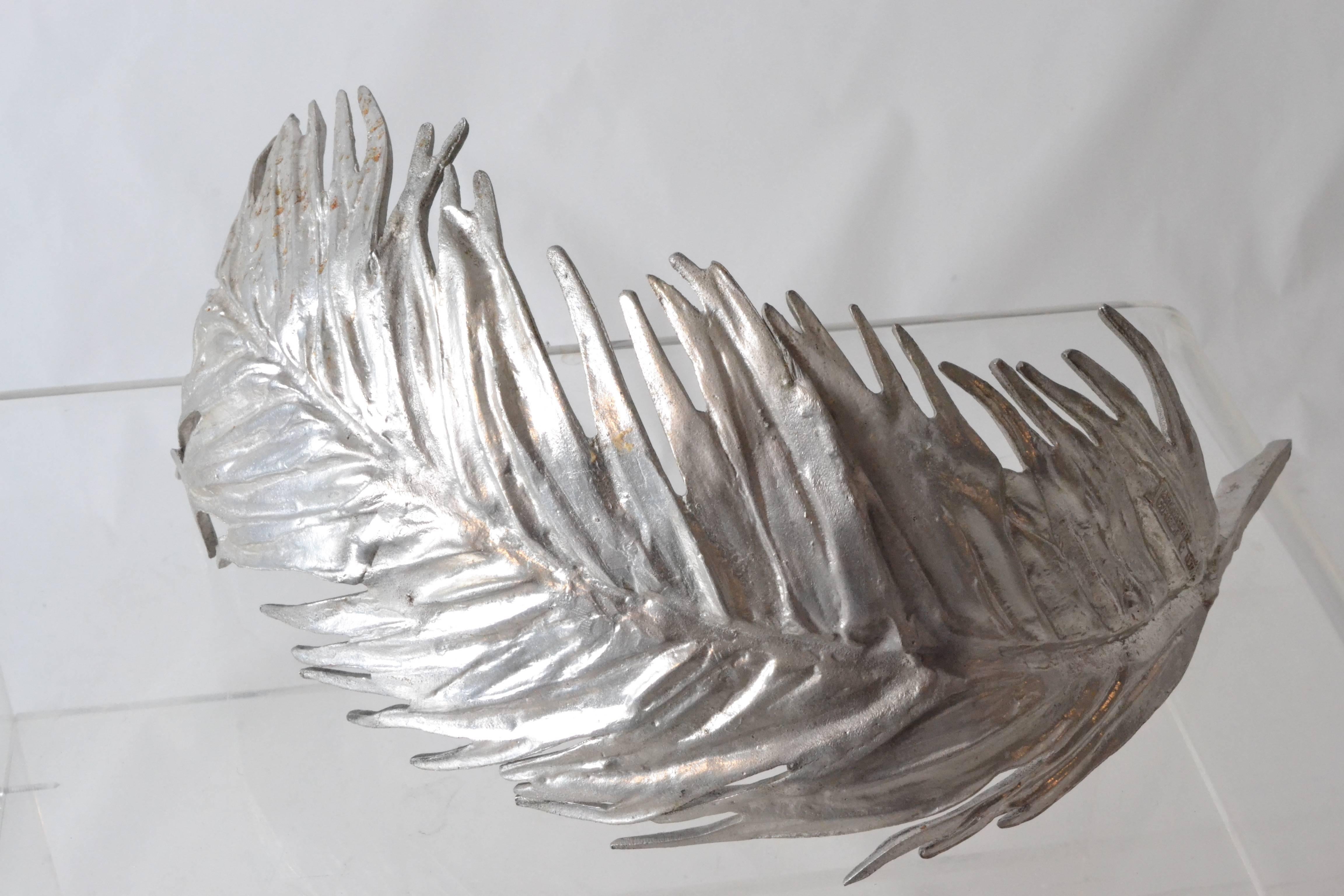 Late 20th Century Arthur Court Palm Frond Dish