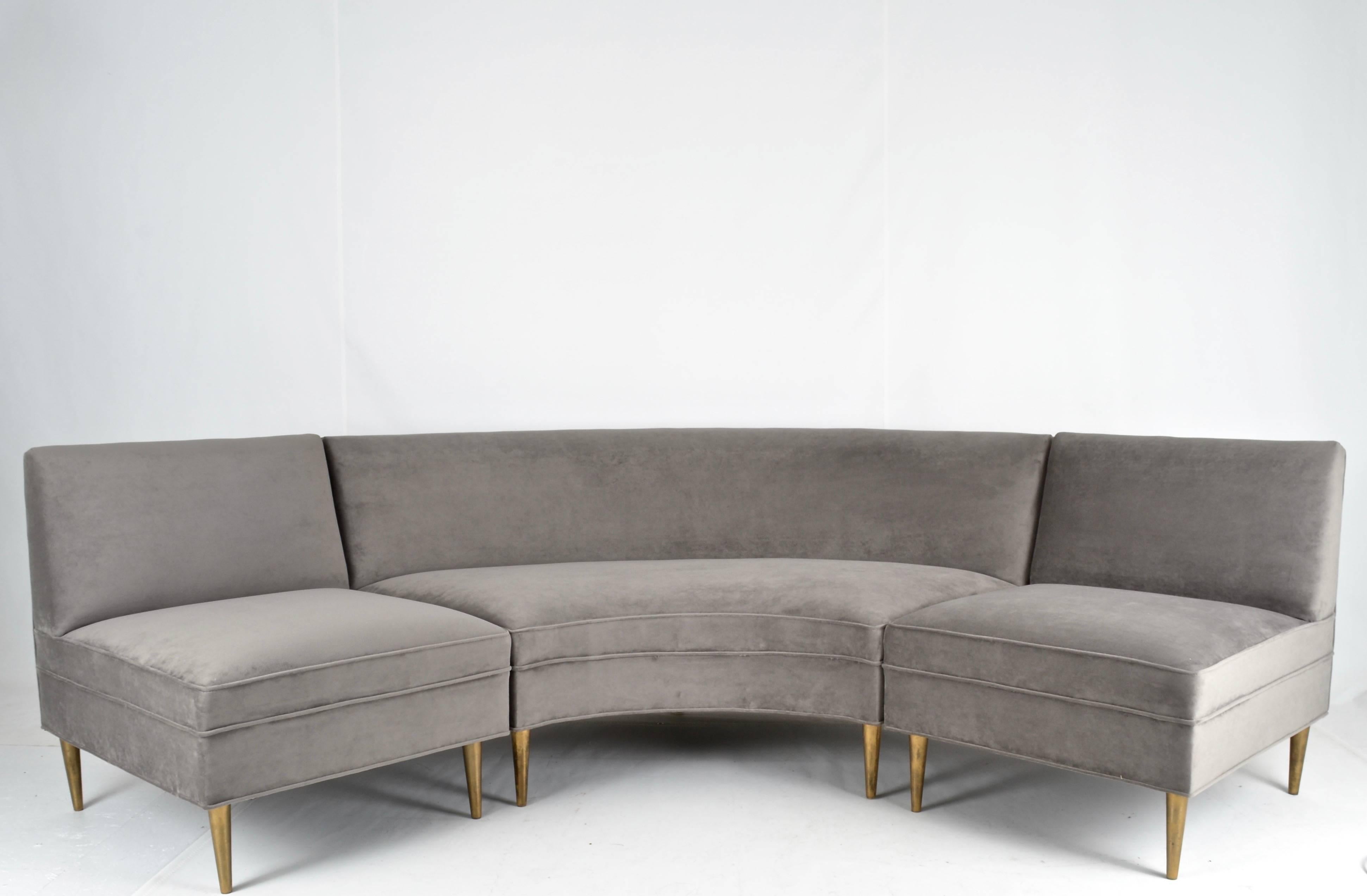 1950s Sectional Sofa, Three-Pieces 1