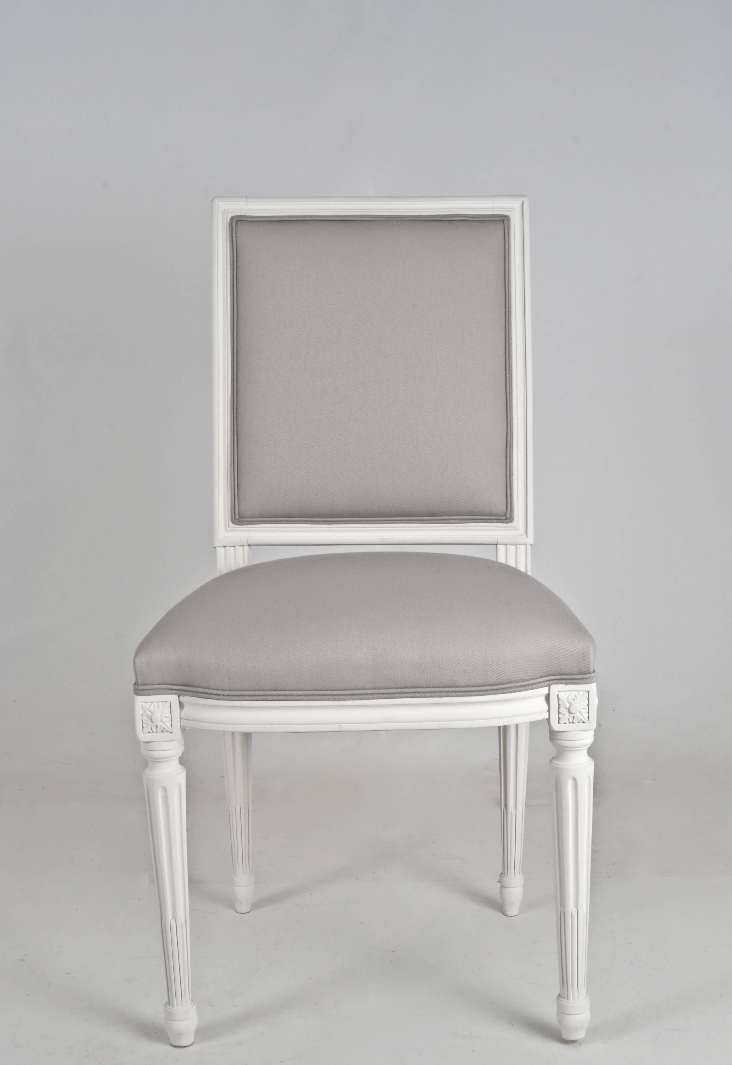Assembled Set of Eight Louis XVI-Style Dining Chairs 2