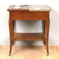 French Provincial Fruitwood Rafraîchissoir/Wine Table