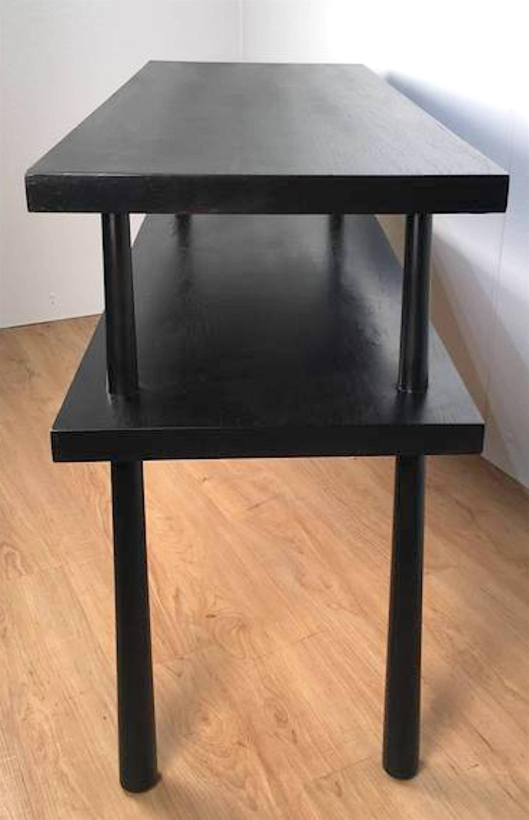Mid-Century Modern T.H. Robsjohn-Gibbings Console Table in Black