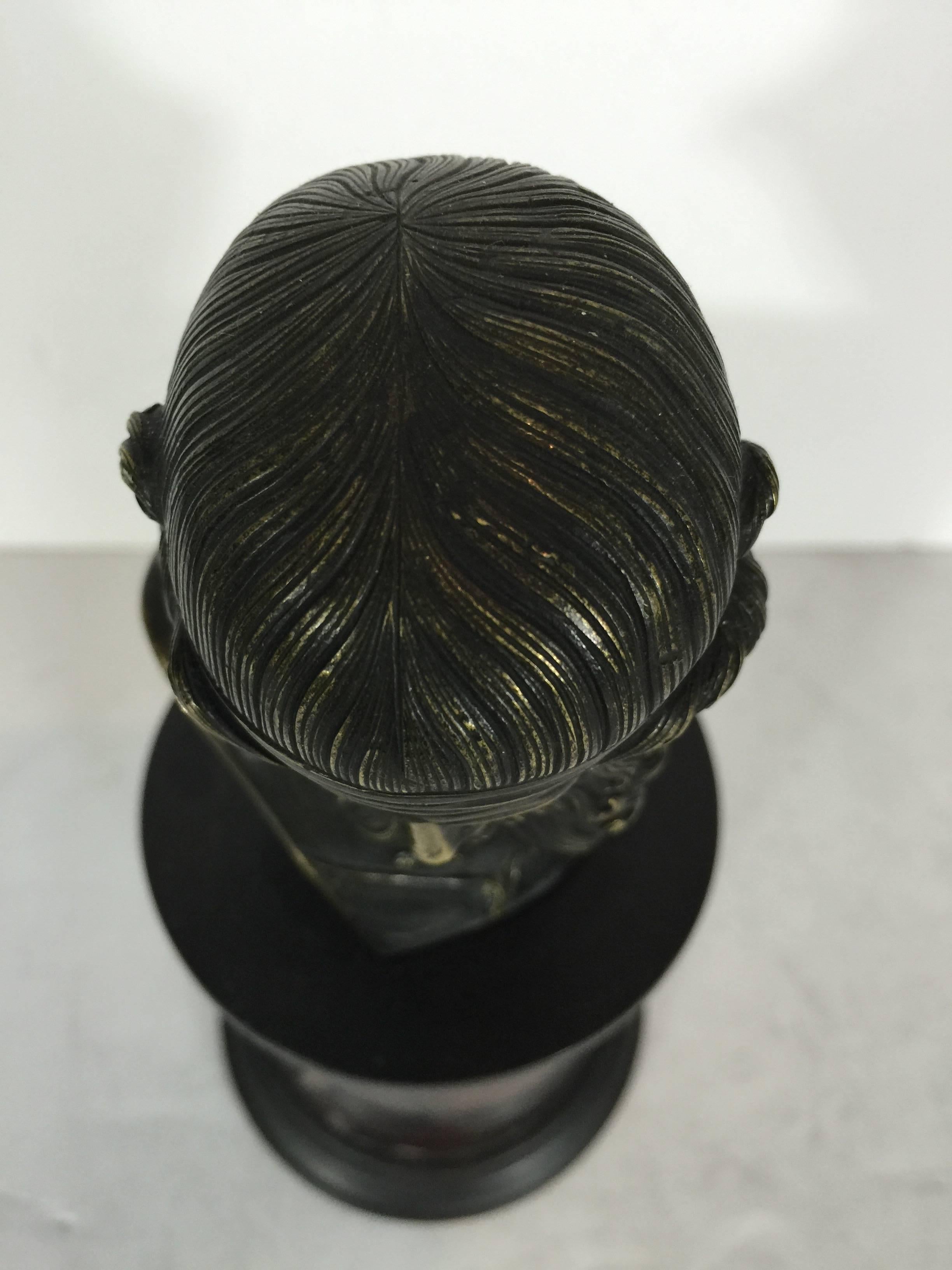 Grand Tour Bronze Portrait Bust 1