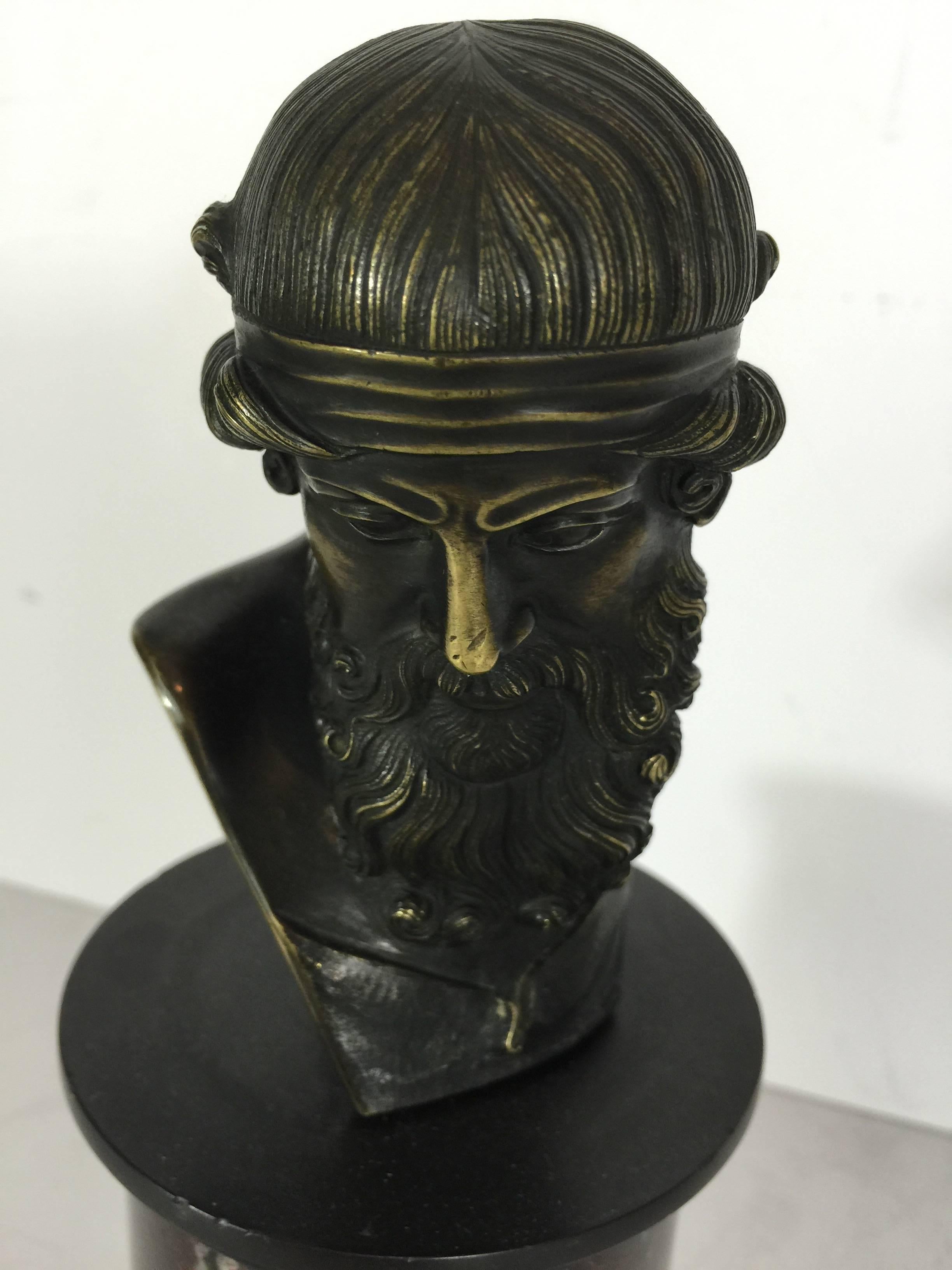 19th Century Grand Tour Bronze Portrait Bust