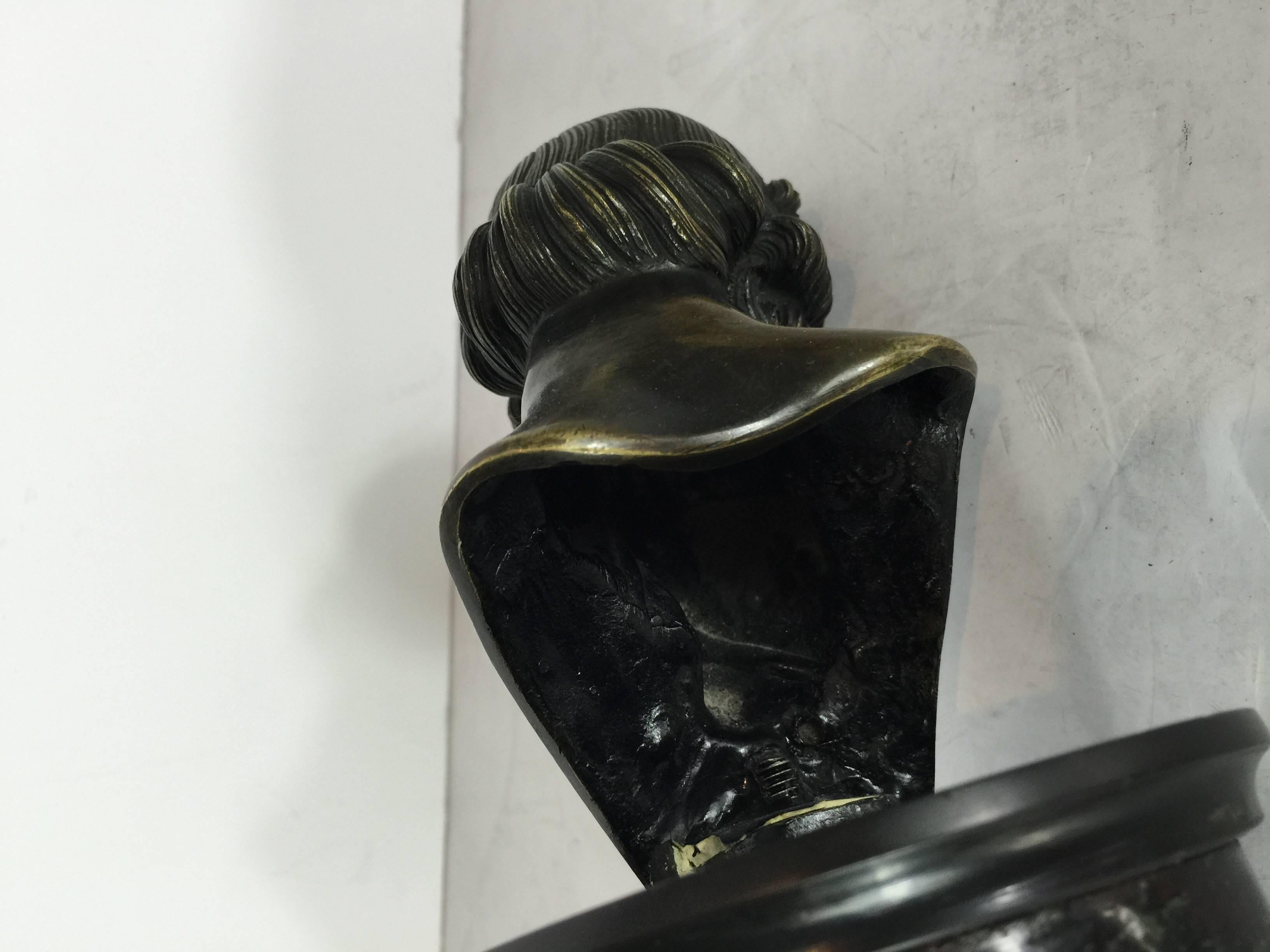 Grand Tour Bronze Portrait Bust 2