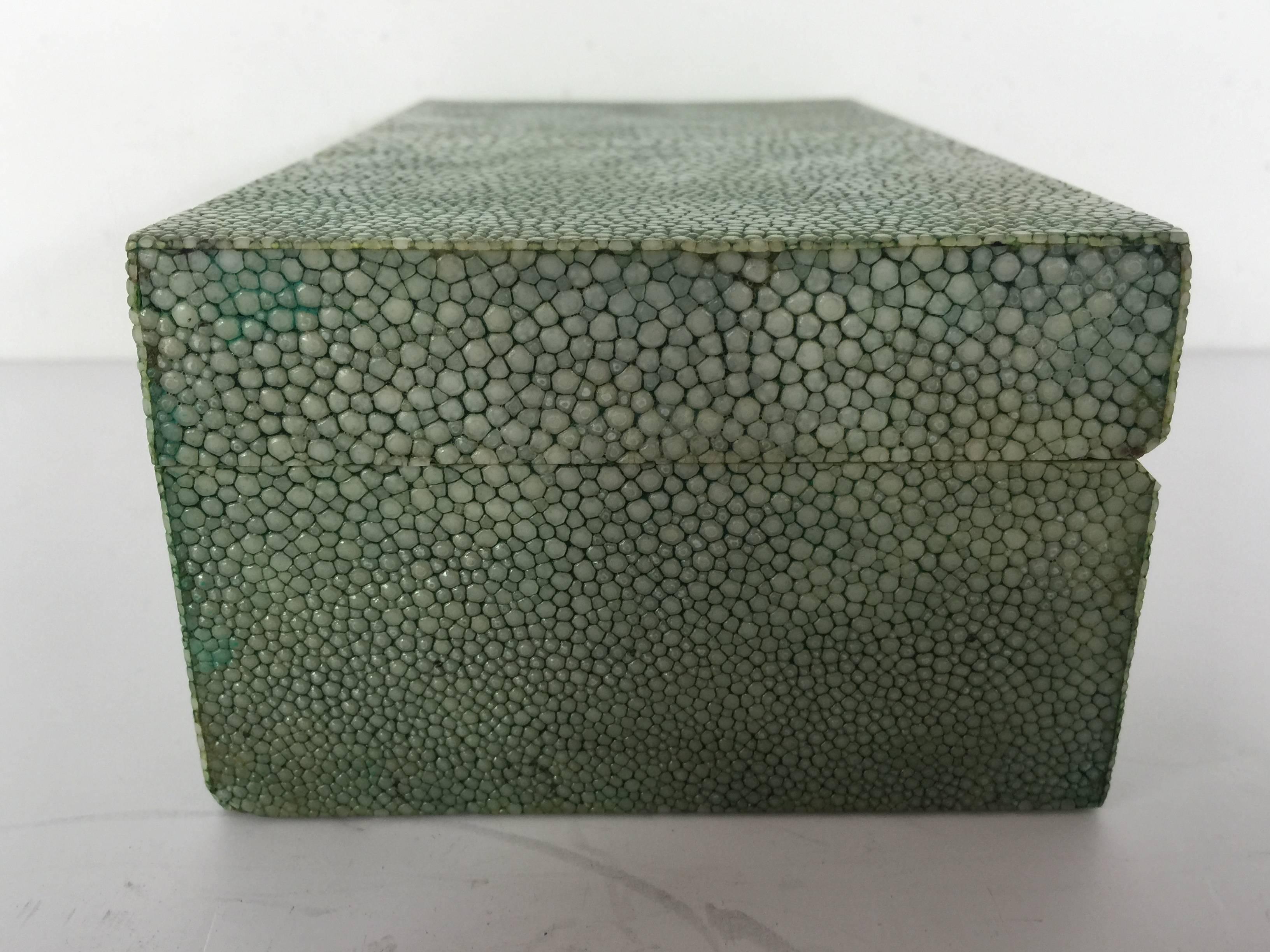 Mid-20th Century Art Deco Dunhill Shagreen Table Box
