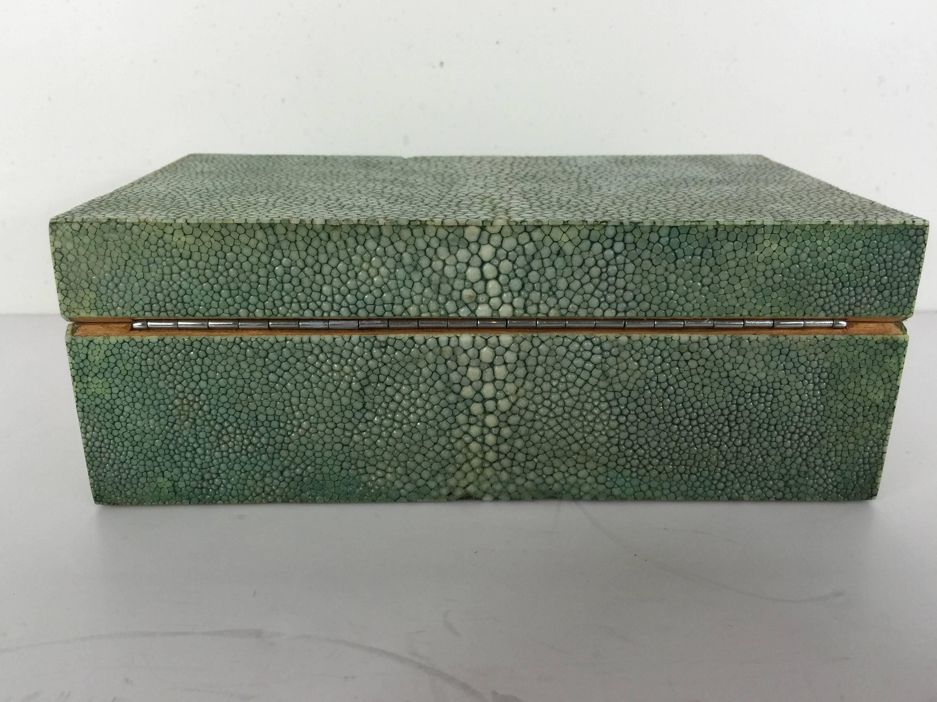 Art Deco Dunhill Shagreen Table Box 1