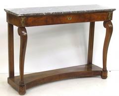 Charles X Mahogany Console