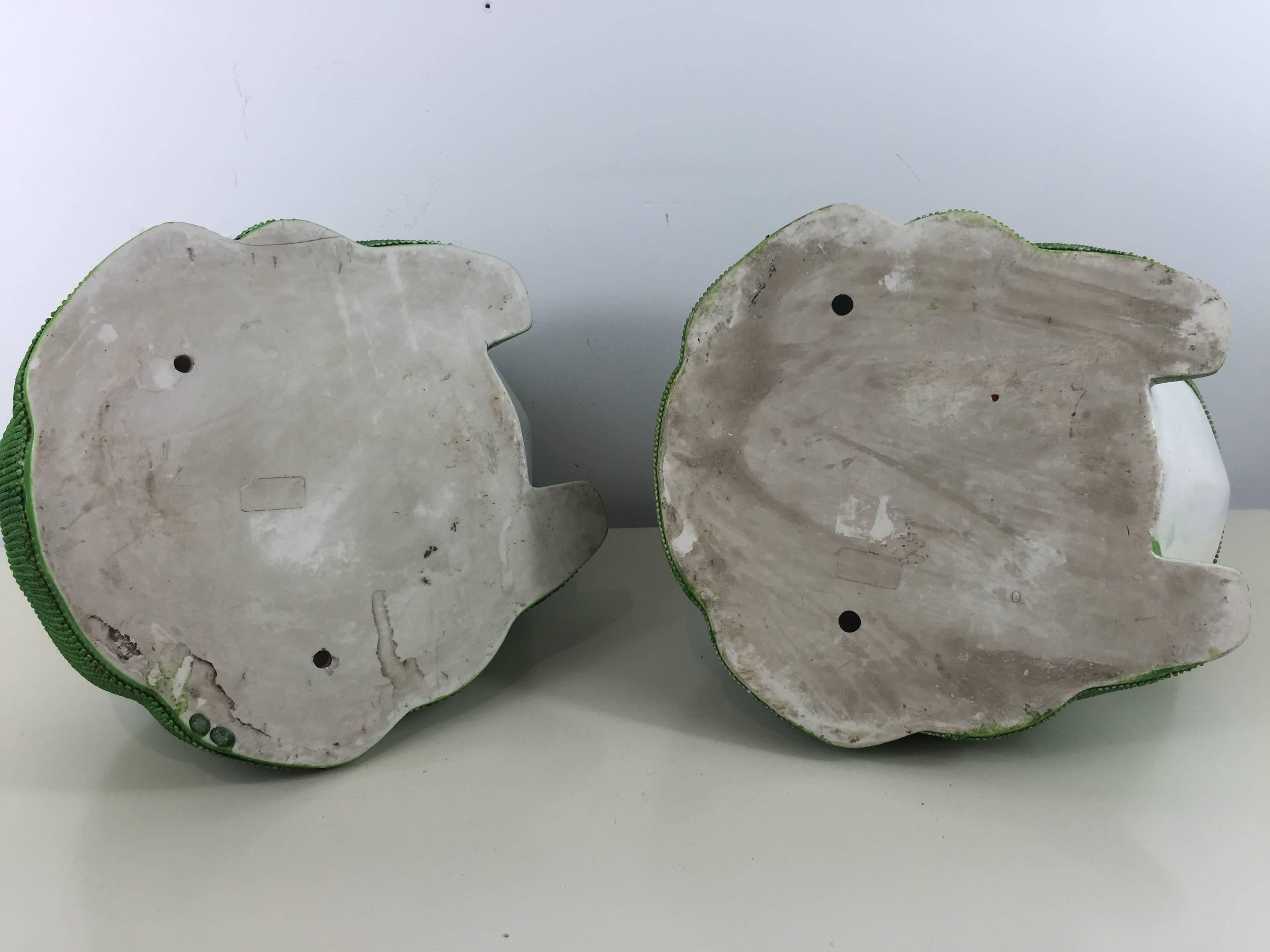 Pair of Chinese Export Frog Planters 3