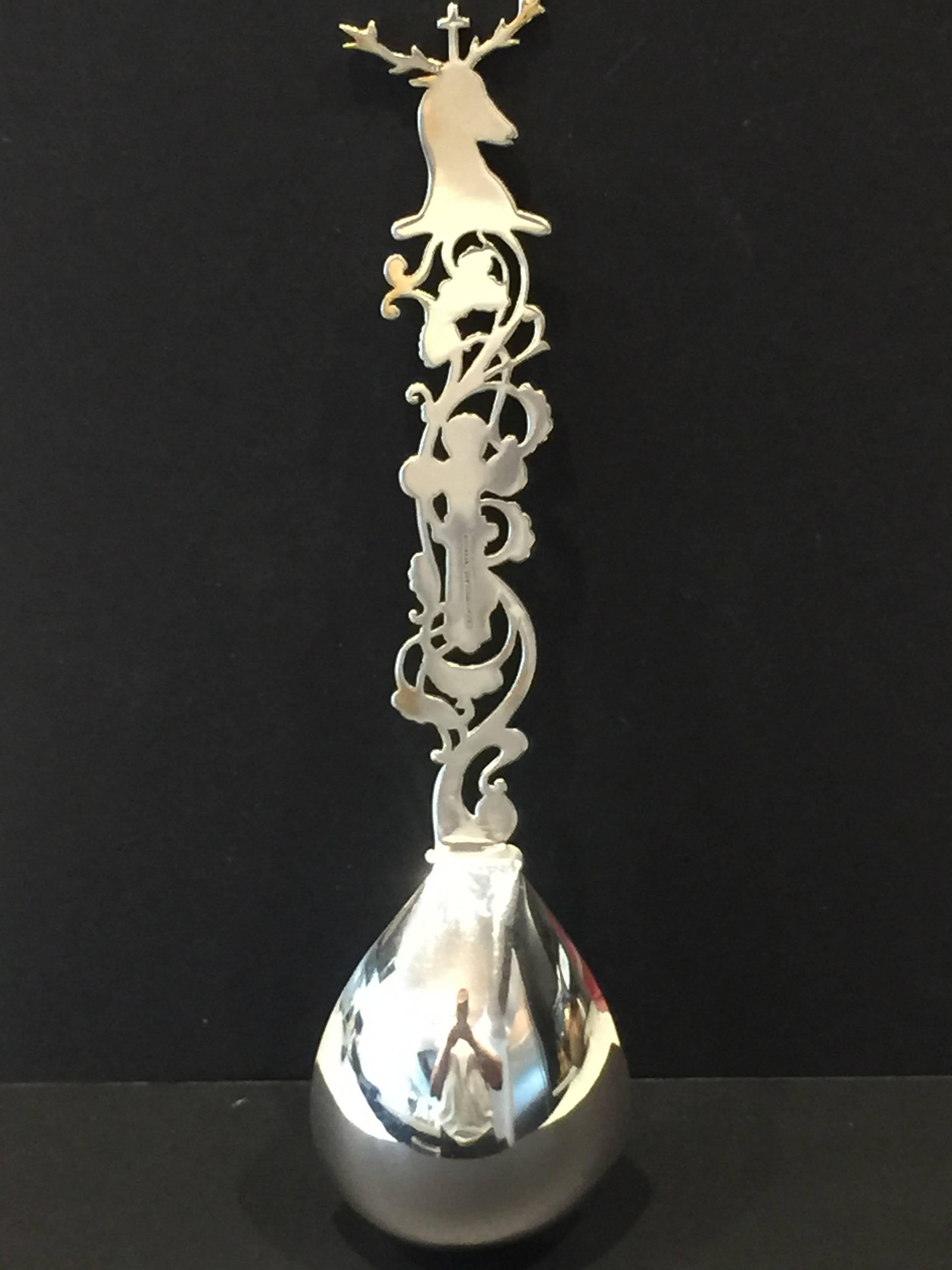 Sterling Silver  Sterling Ecclesiastical Christening Spoon