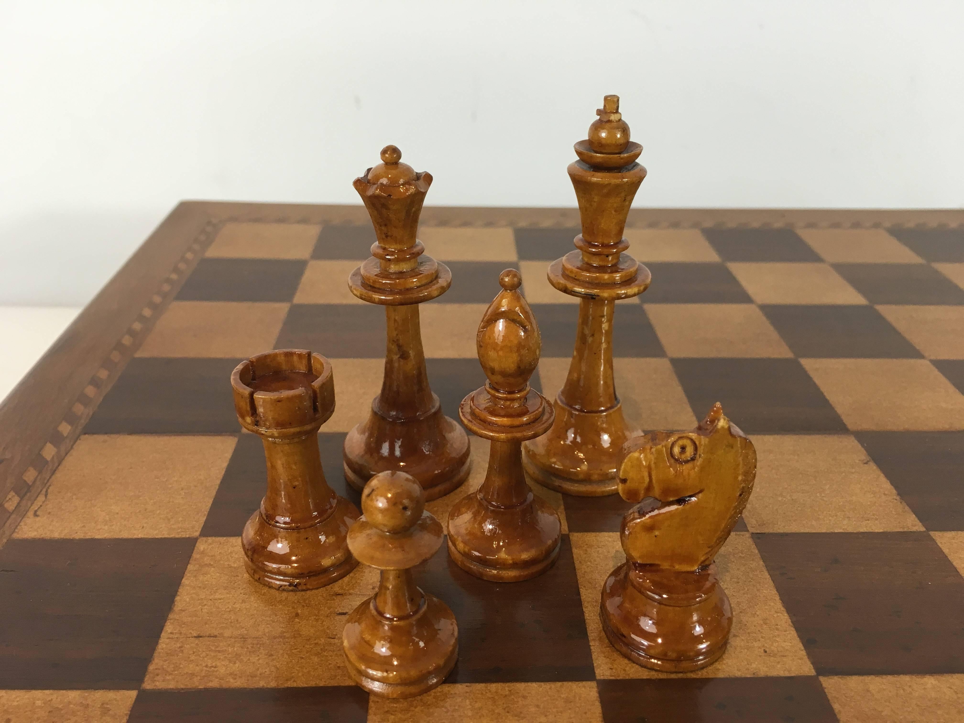 English Victorian Chess Set