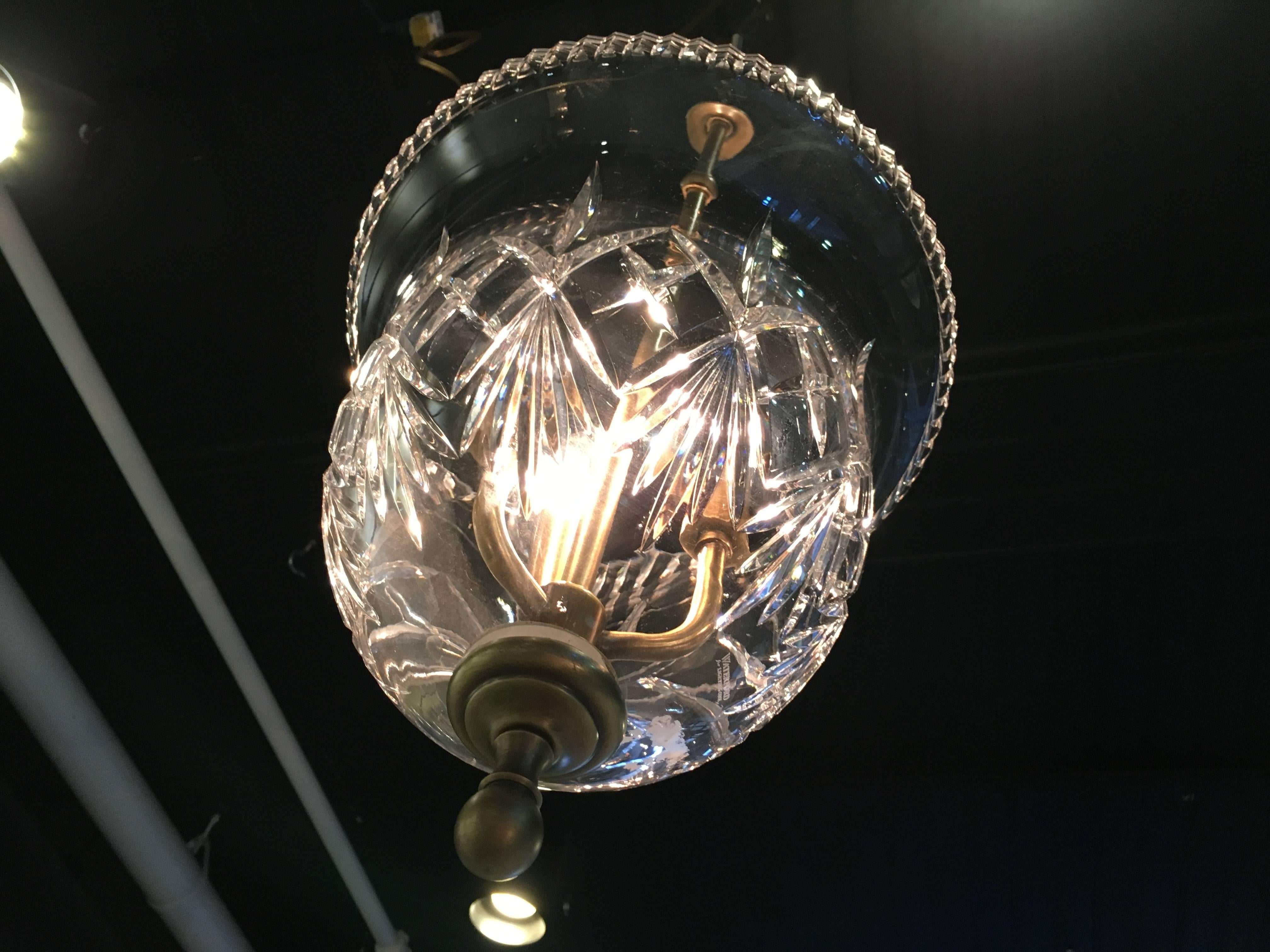 Georgian Waterford Crystal Lantern