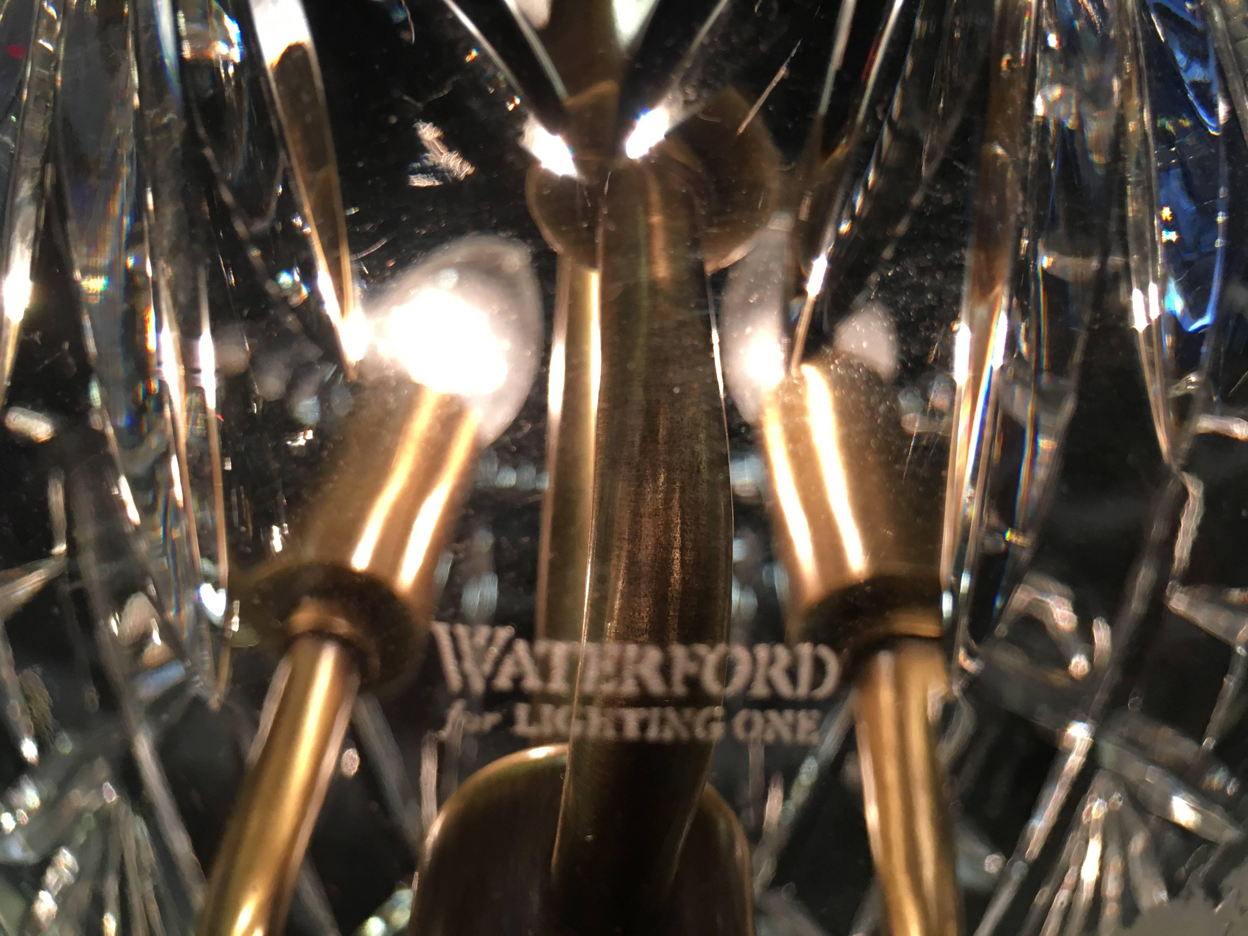20th Century Waterford Crystal Lantern