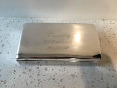 "Dinastía" 100º Episodio Caja de mesa bañada en plata