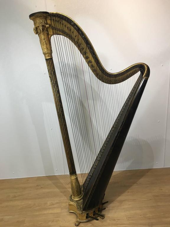 Antique Sebastian Erard Concert Harp at 1stdibs