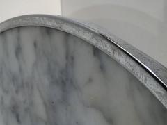 French Bistro Hotel Silver and Marble Tazza