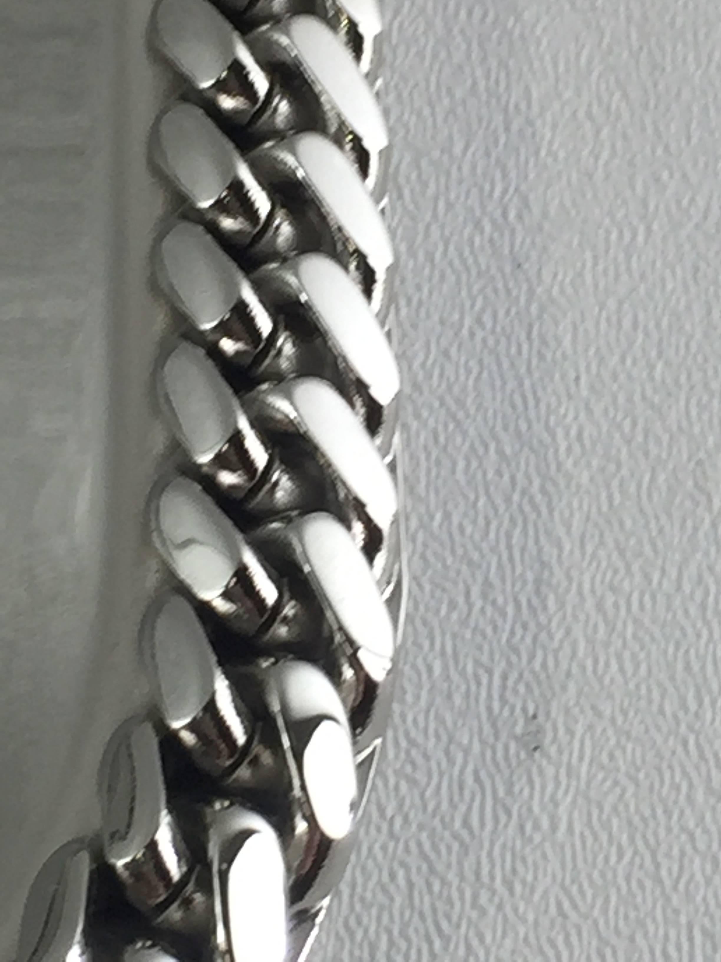 Metal Large Jean Després Style Chainlink Tray