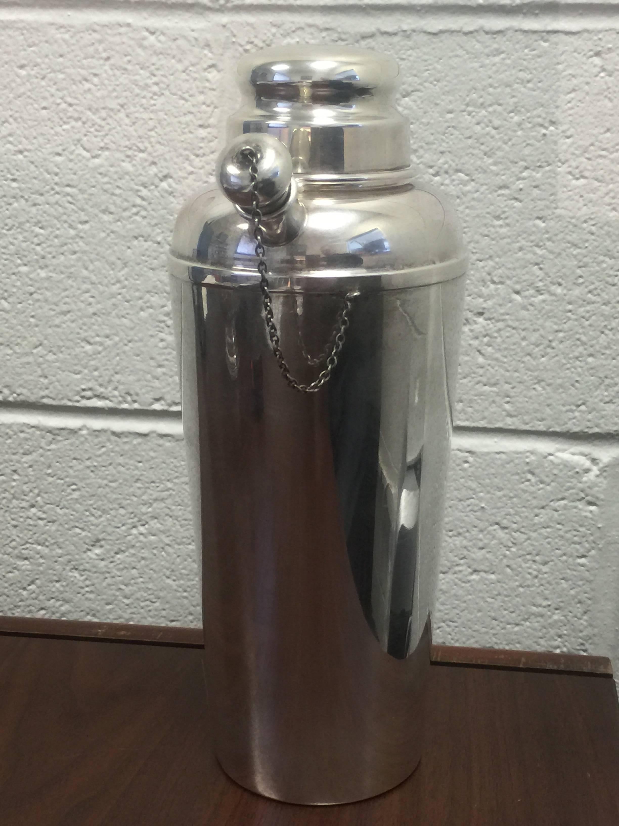 reed and barton cocktail shaker