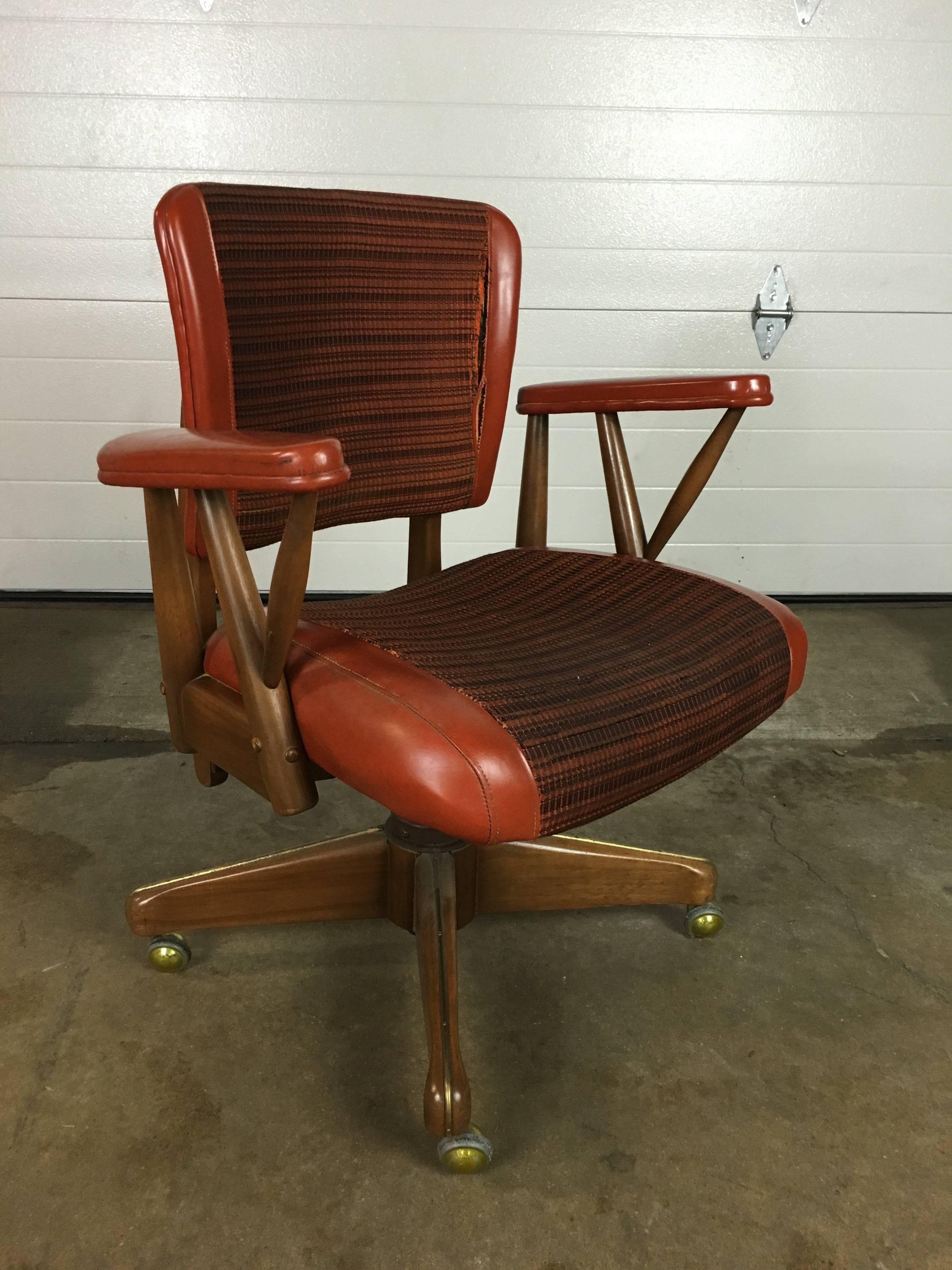 Cane Mid-Century Executive Desk Suite