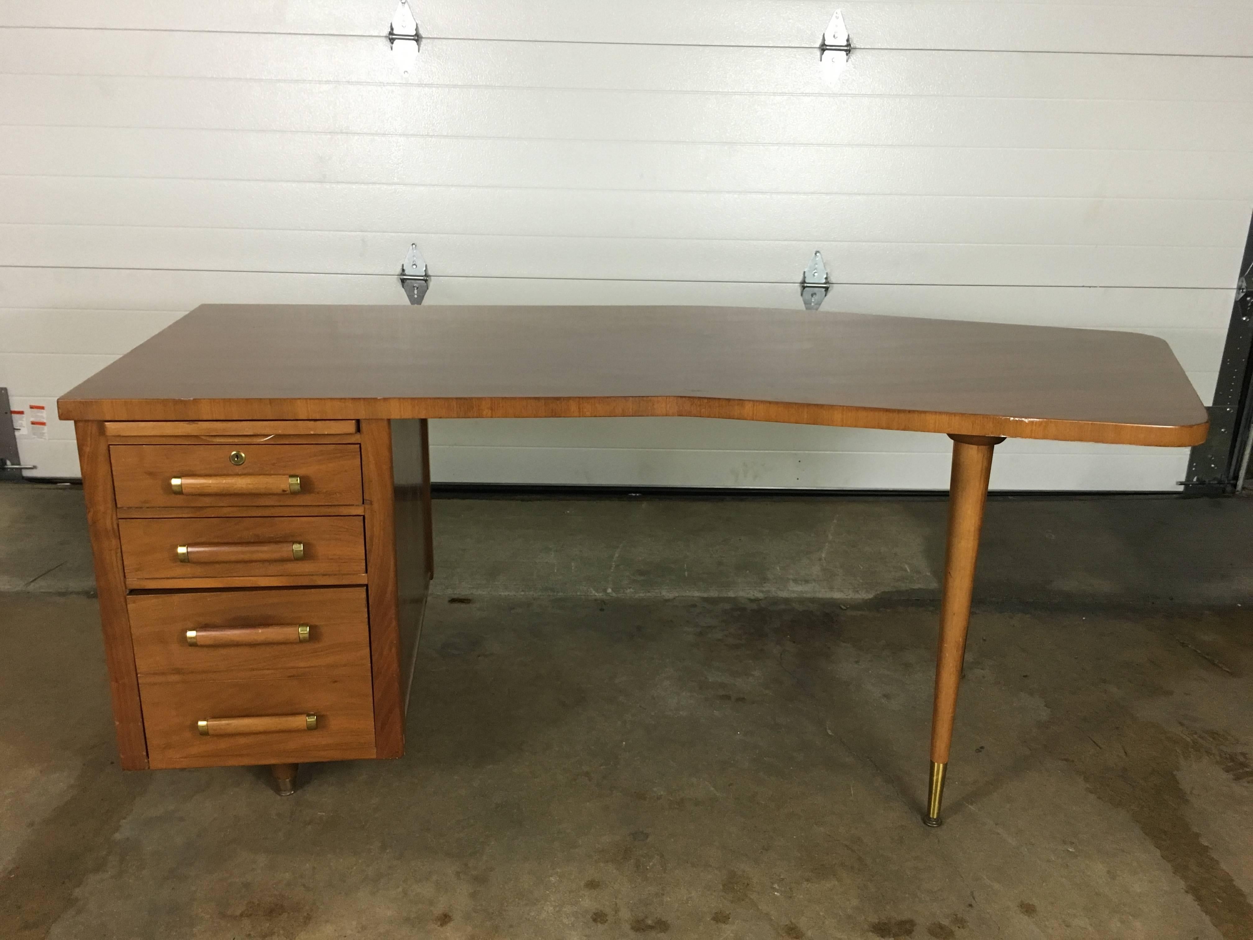 Mid-Century Modern Mid-Century Executive Desk Suite