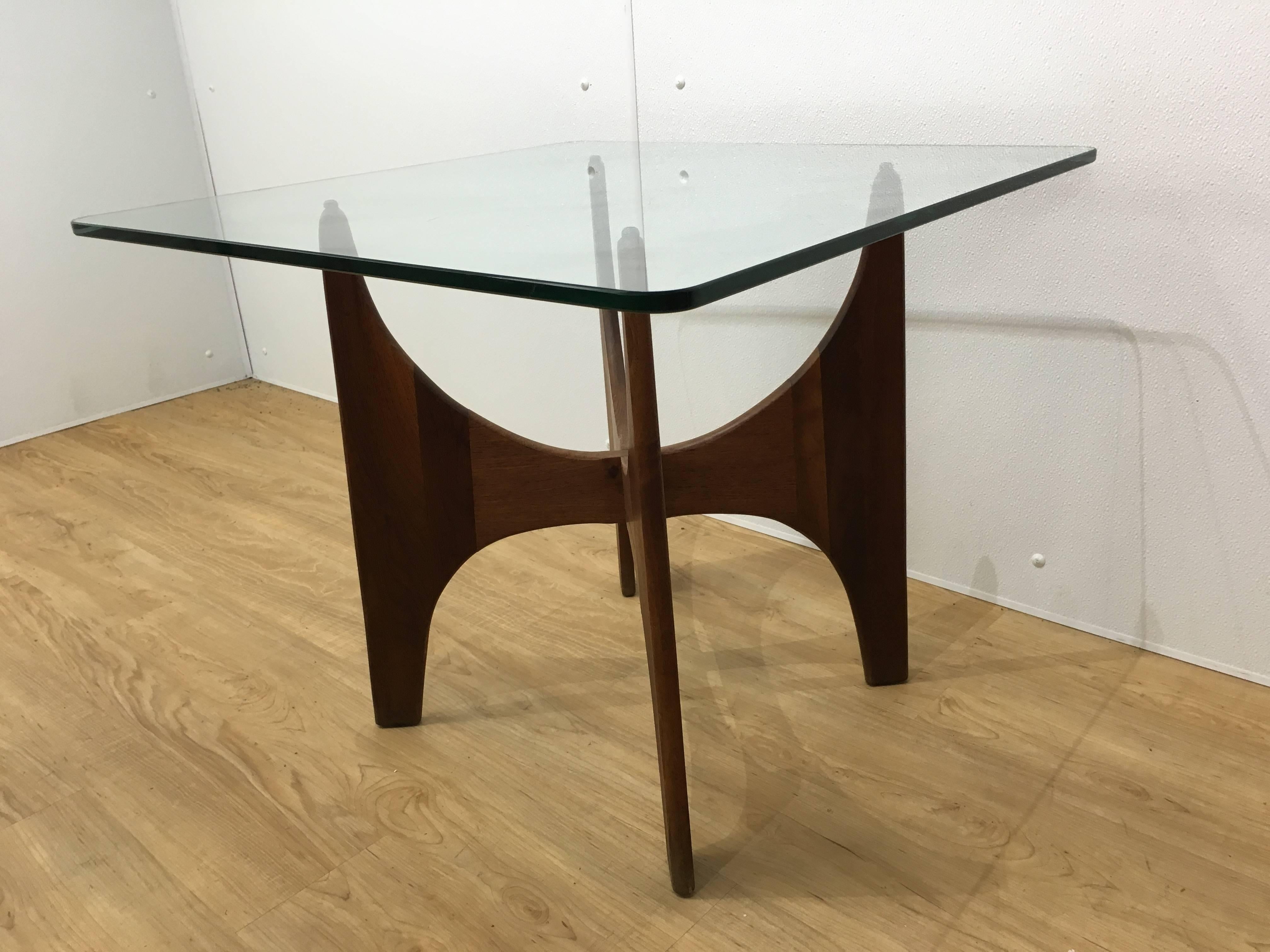 Mid-Century Modern Sculptural Walnut Occasional Table by Adrian Pearsall