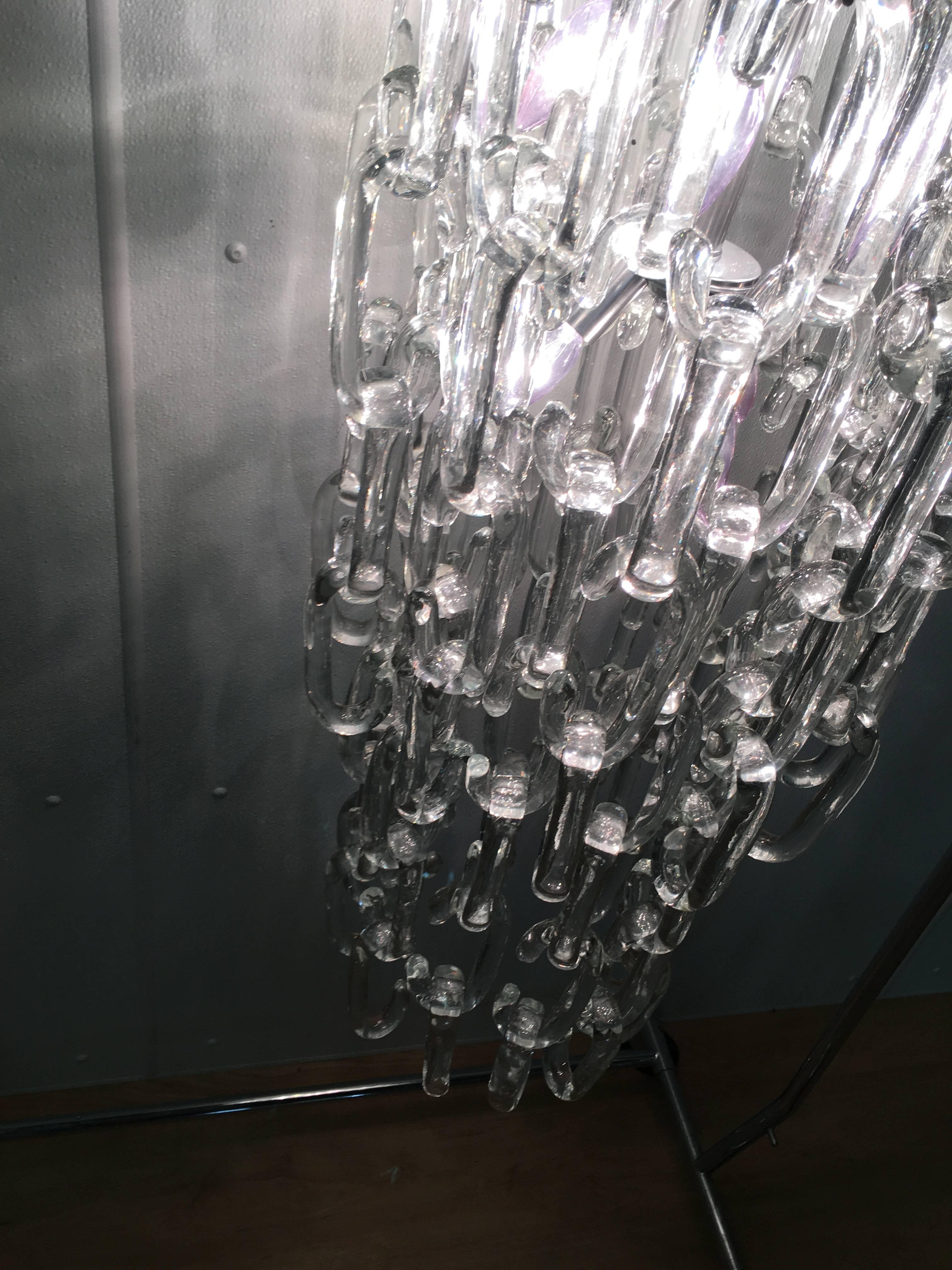 glass links chandelier