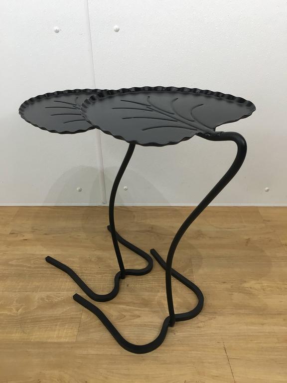 Pair Of Salterini Lily Pad Nesting Tables At 1stdibs Pair Of Salterini Lily Pad Nesting Tables In Excellent Condition For Oaks Pa