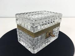 Baccarat Ormolu and Crystal Box