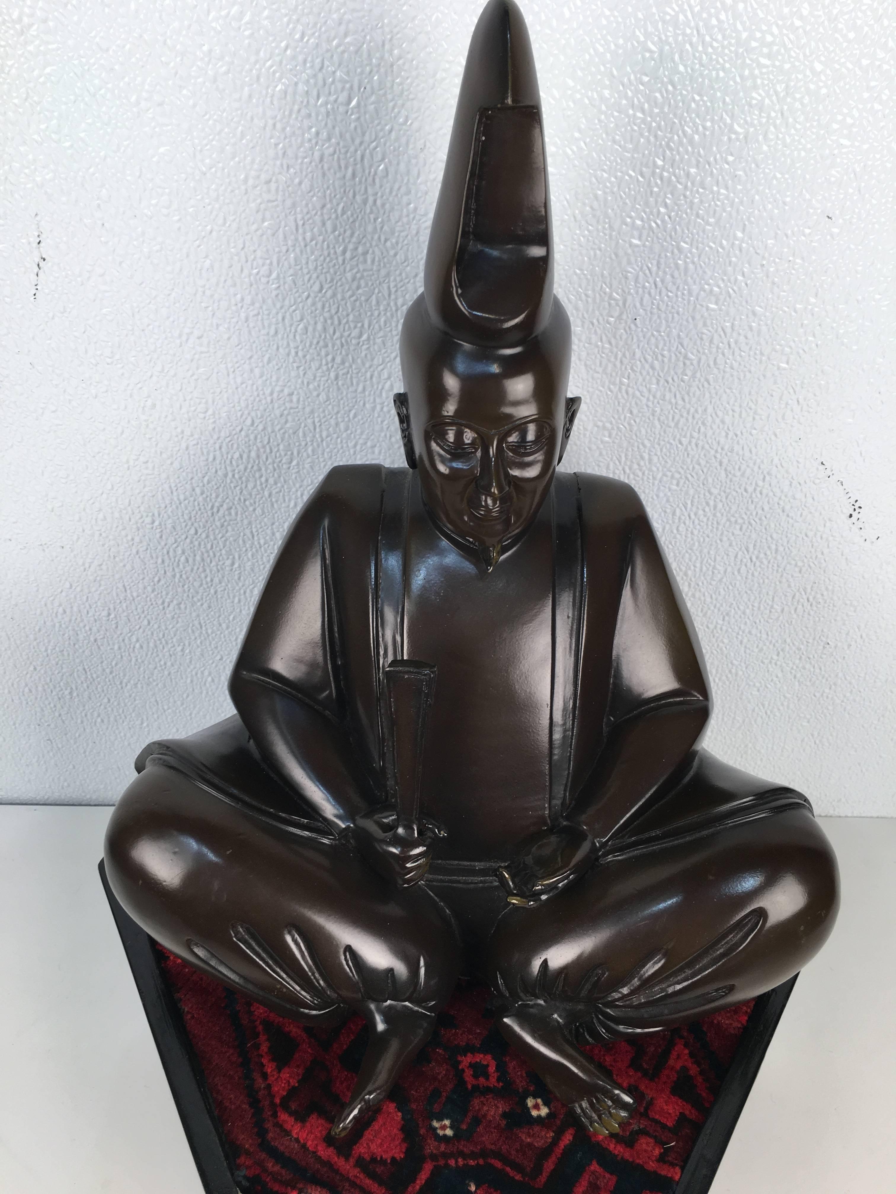 Japanese Bronze Magot In Excellent Condition For Sale In Oaks, PA