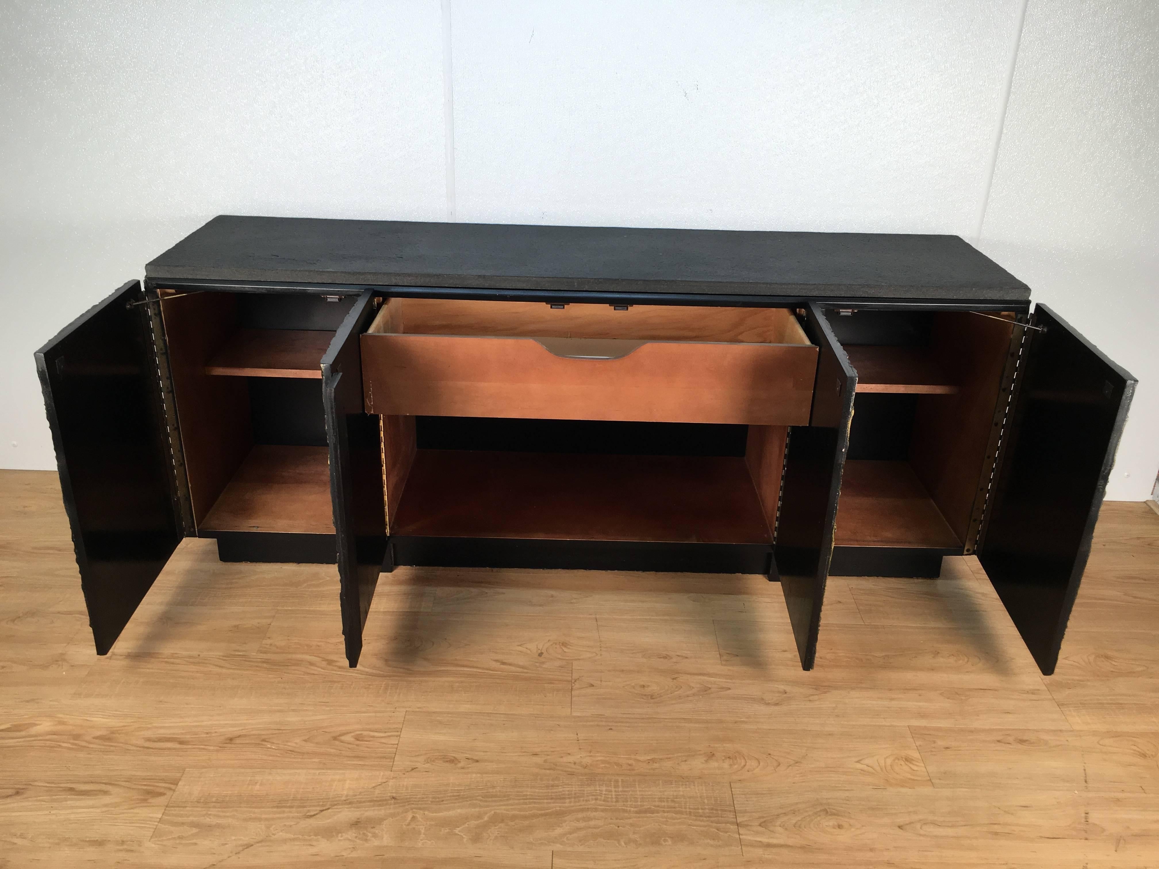 Mid-20th Century Adrian Pearsall for Craft Associates Brutalist Sideboard or Console