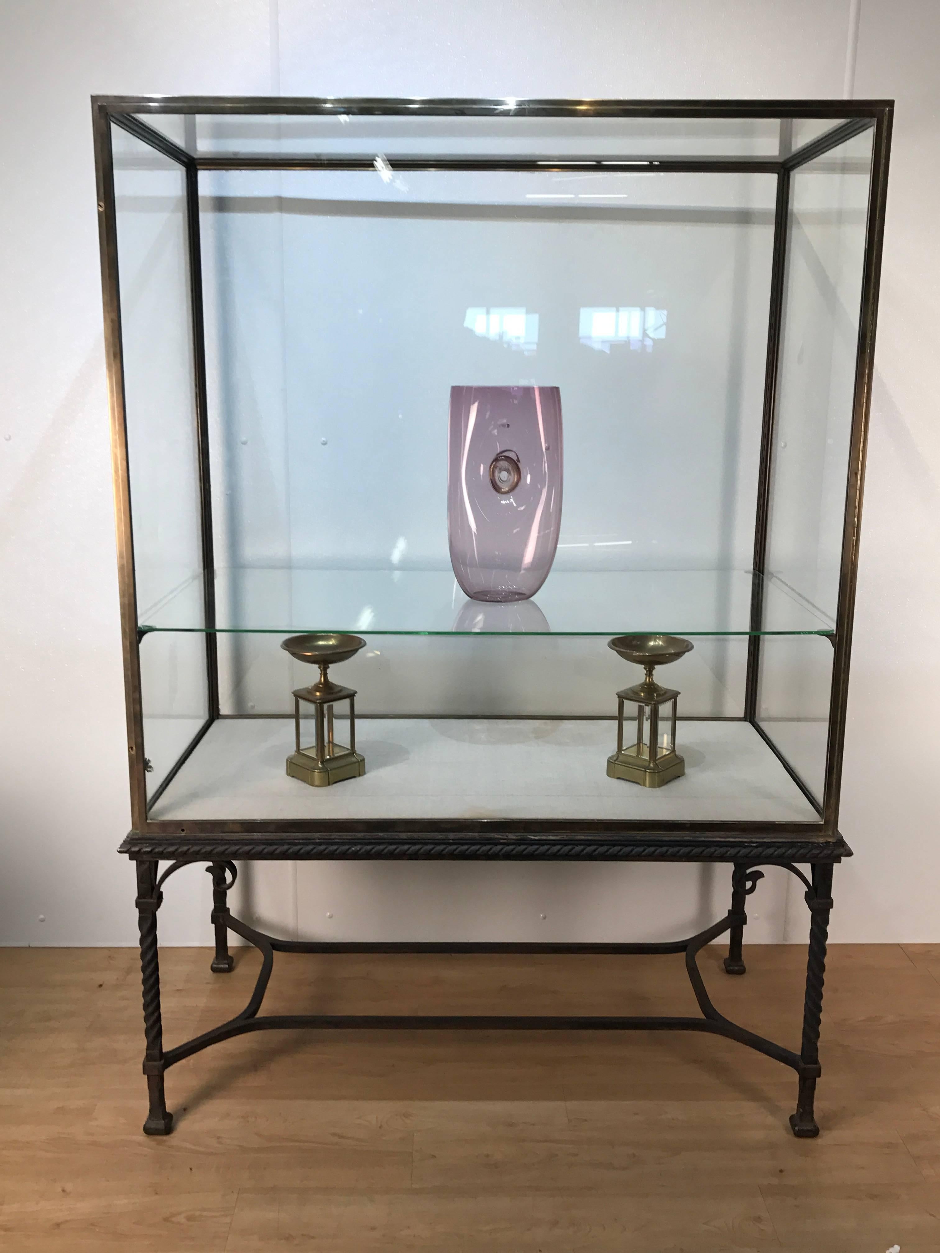 Early 20th Century Pair of Belle Époque Museum Display Cases