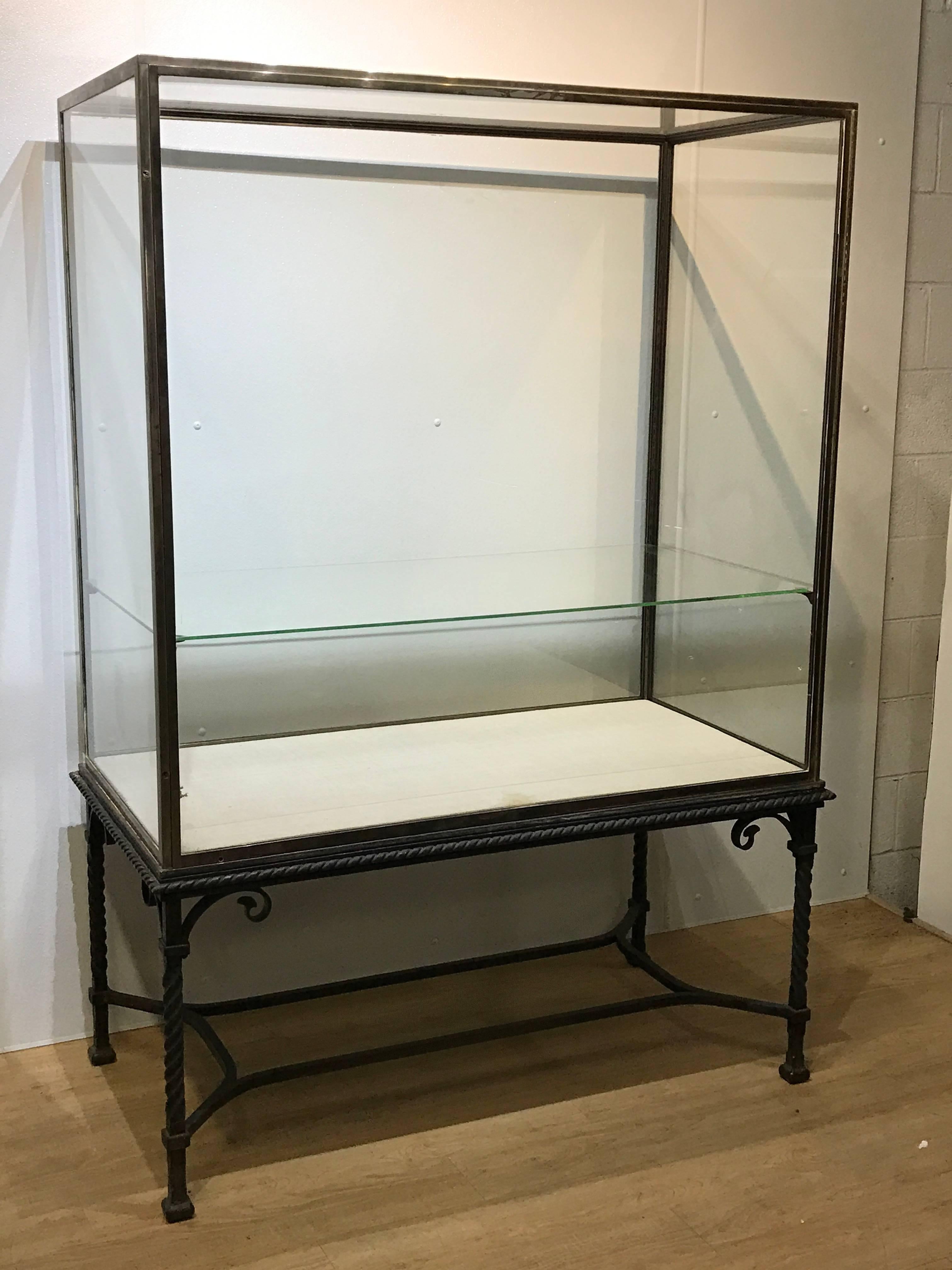 Pair of Belle Époque Museum Display Cases In Good Condition In Oaks, PA