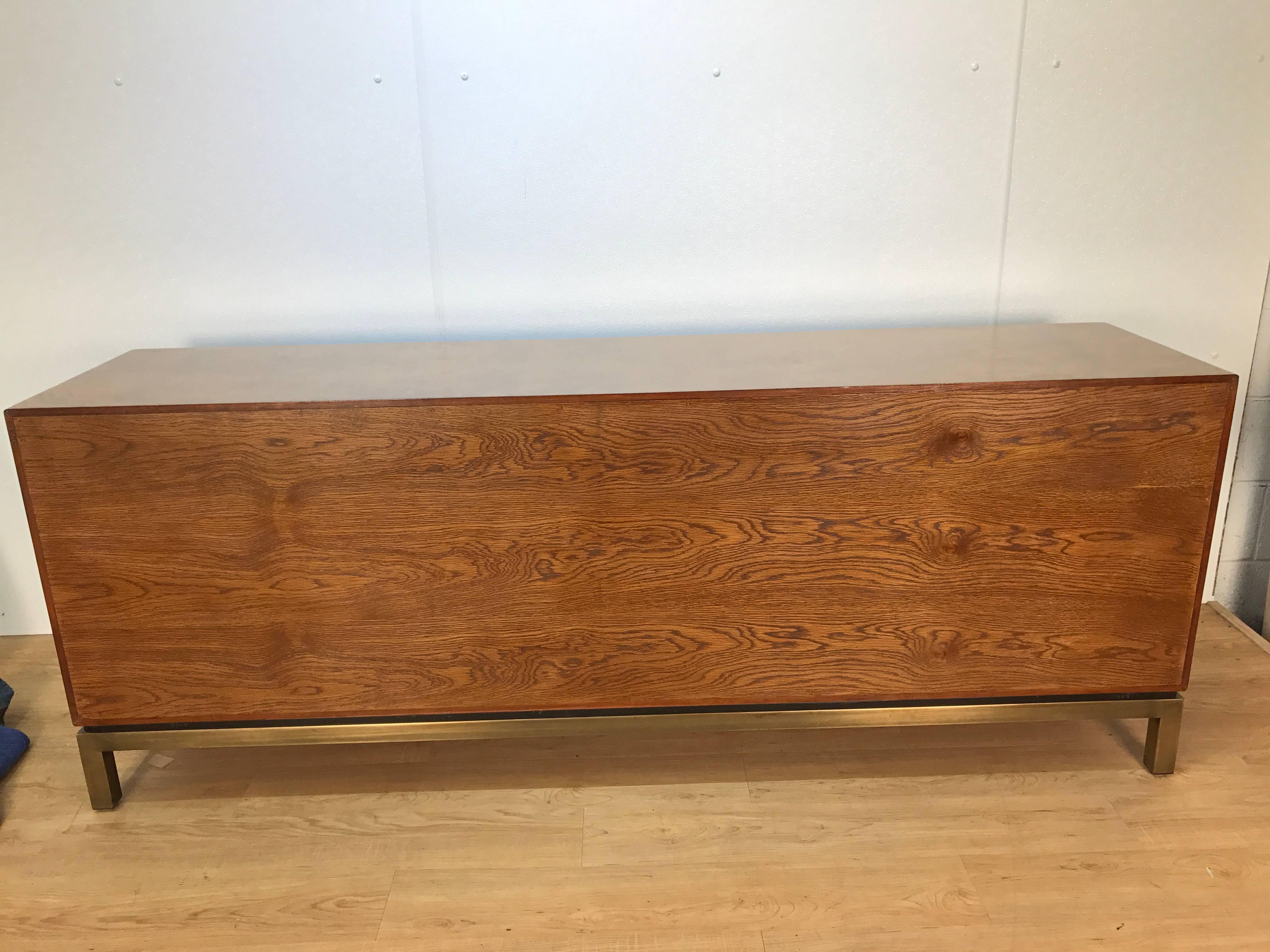 Late 20th Century Stunning Acid Washed Bronze Sideboard by John Widdicomb For Sale