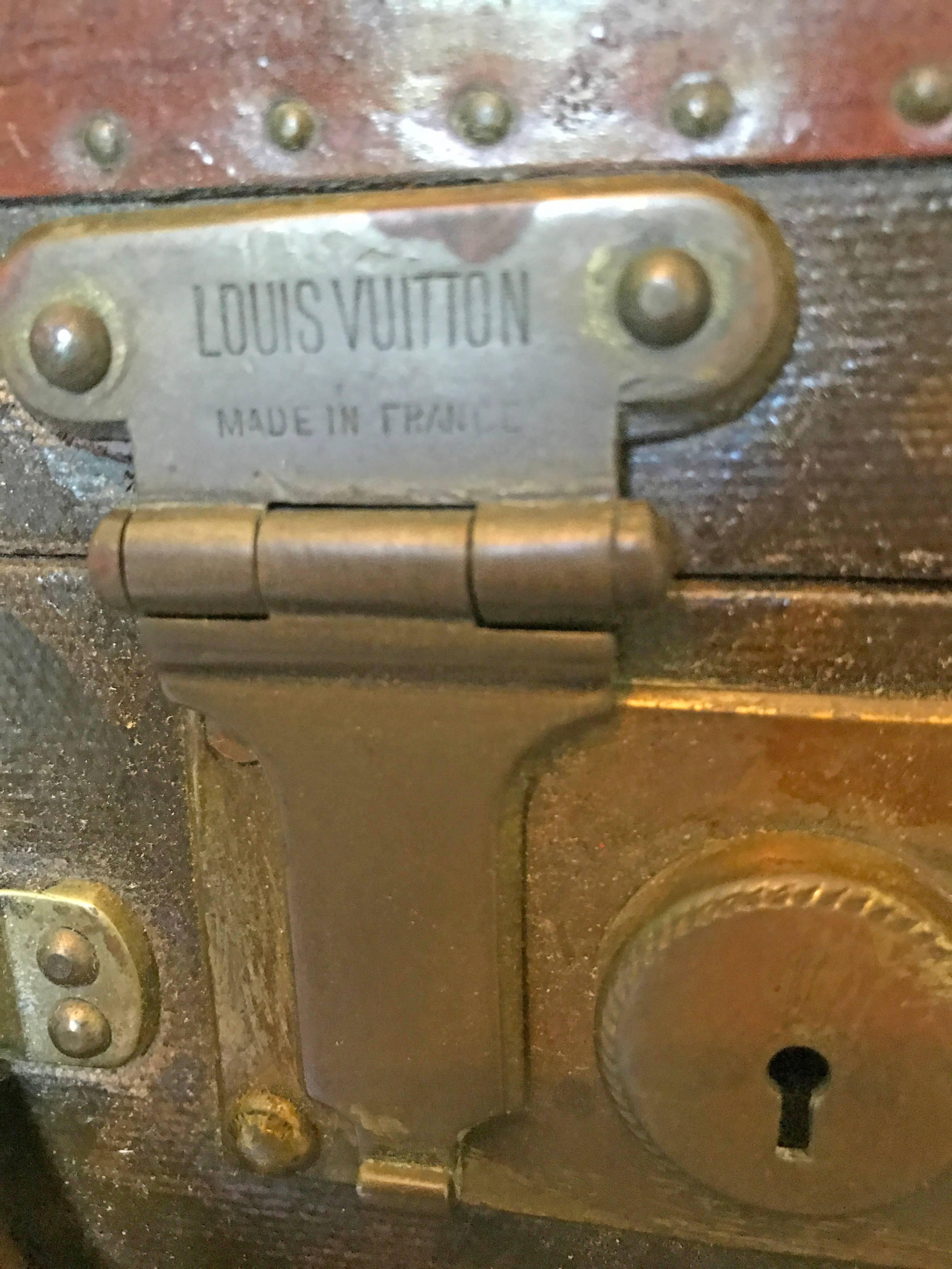 Louis Vuitton Steamer Trunk on Stand, Medium 1
